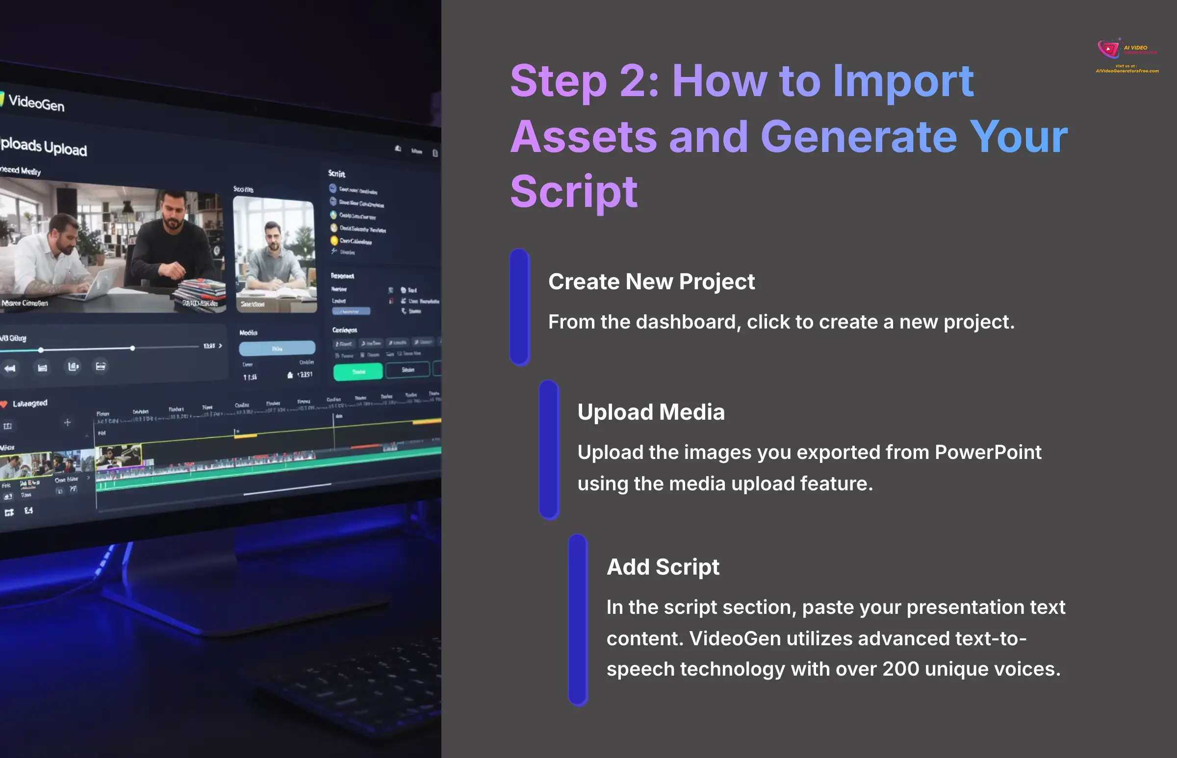 8_Step-2-How-to-Import-Assets-and-Generate-Your-Script_AI-video-generators-free_aivideogeneratorsfree.com_