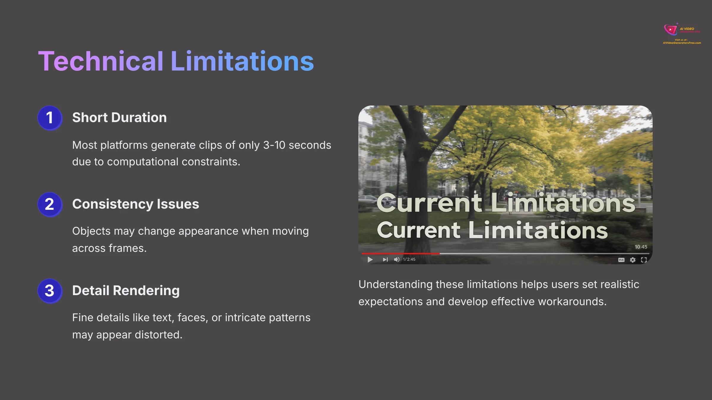 8_Technical-Limitations_AI-video-generators-free_aivideogeneratorsfree.com_