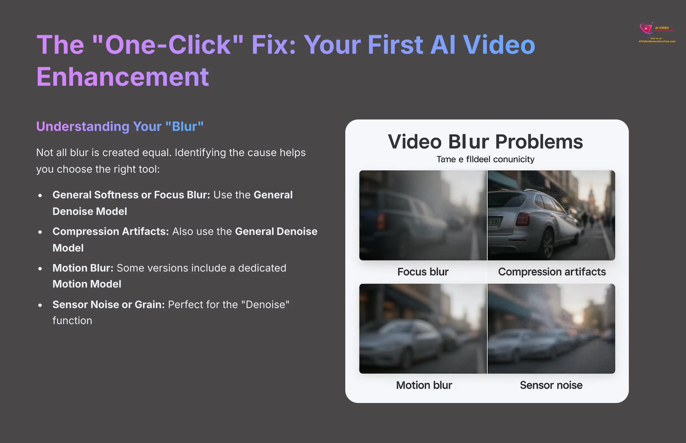 One-Click AI Video Enhancement Process