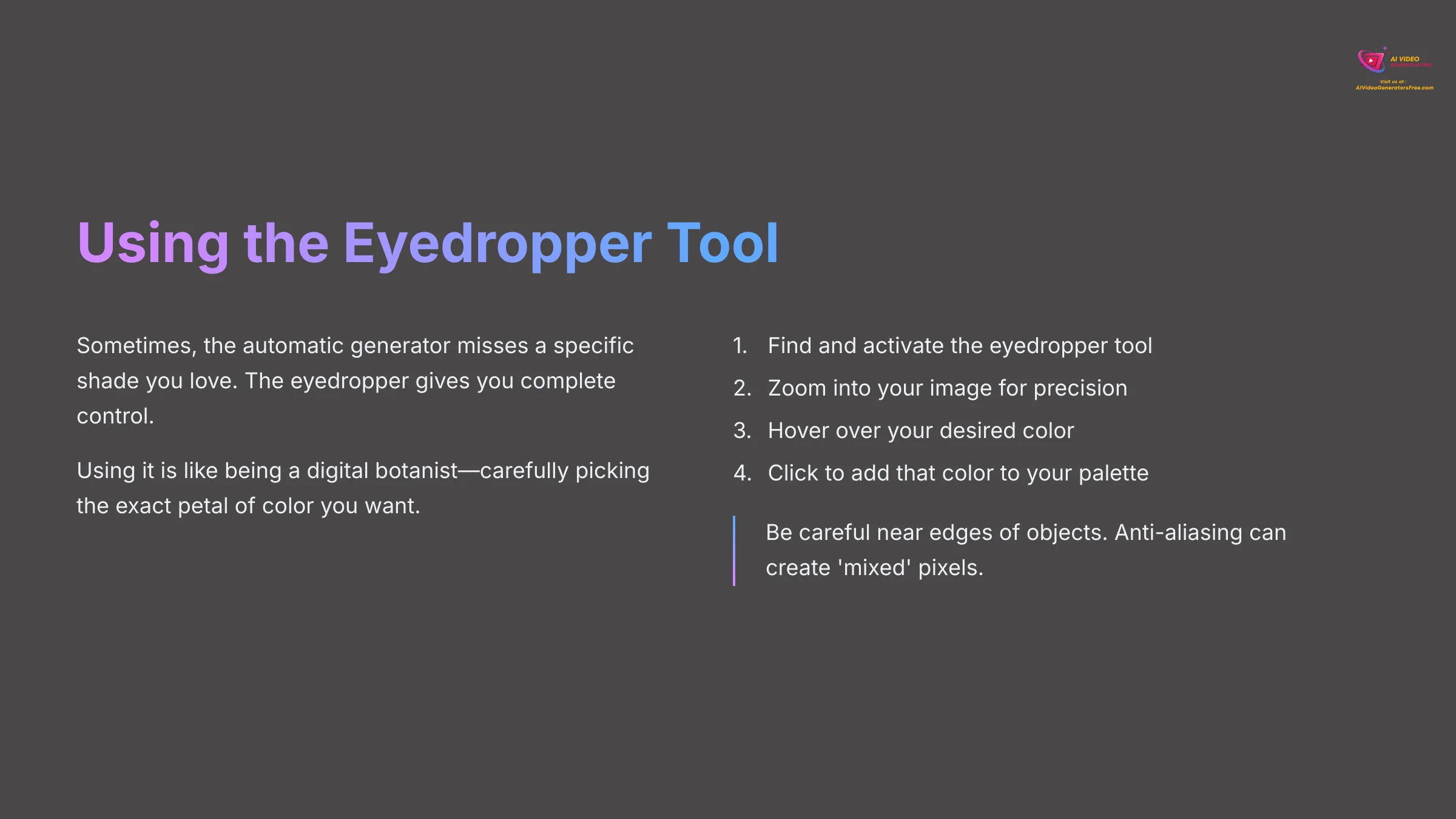 8_Using-the-Eyedropper-Tool_AI-video-generators-free_aivideogeneratorsfree.com_