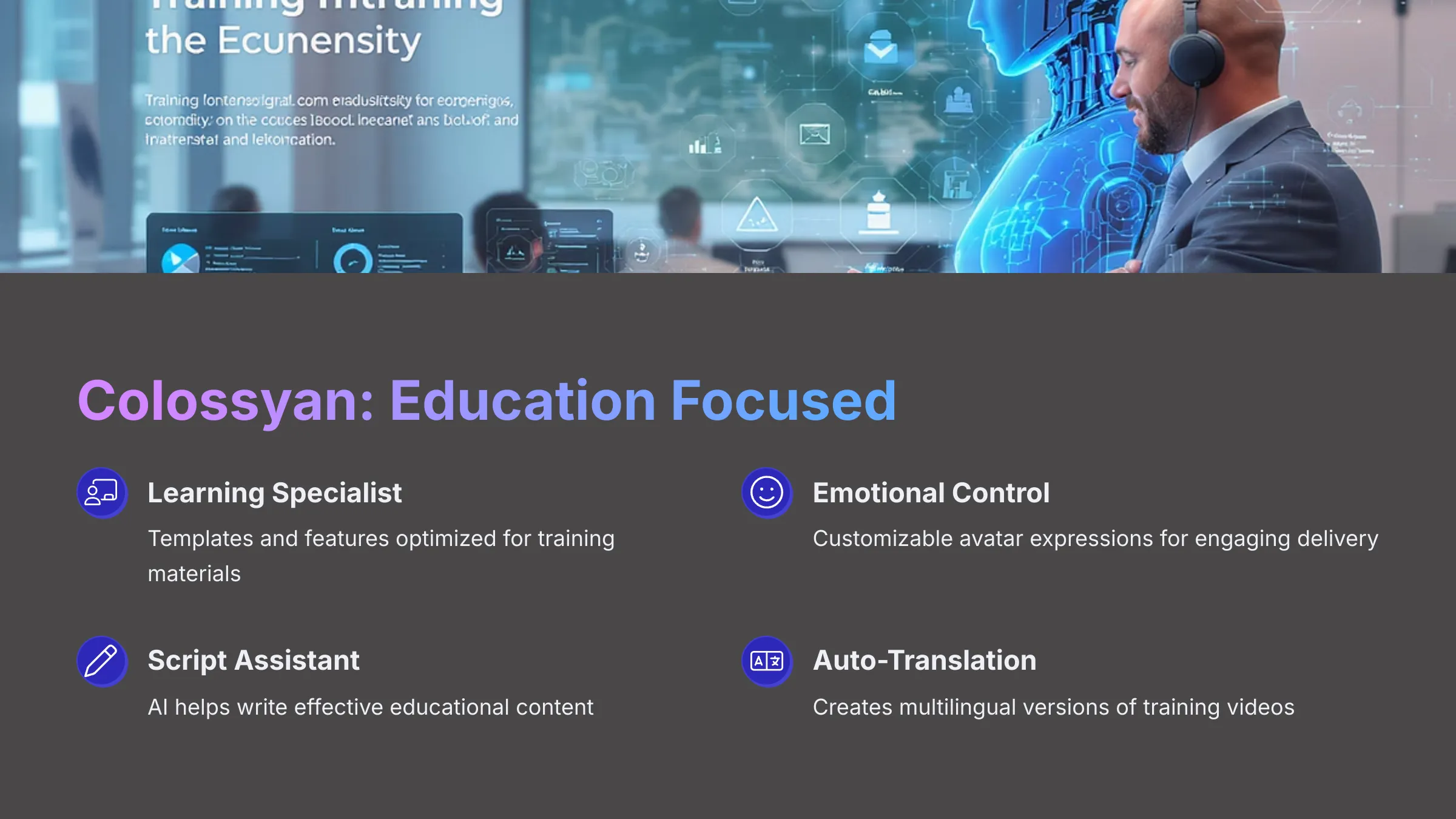 Colossyan - Education Focused