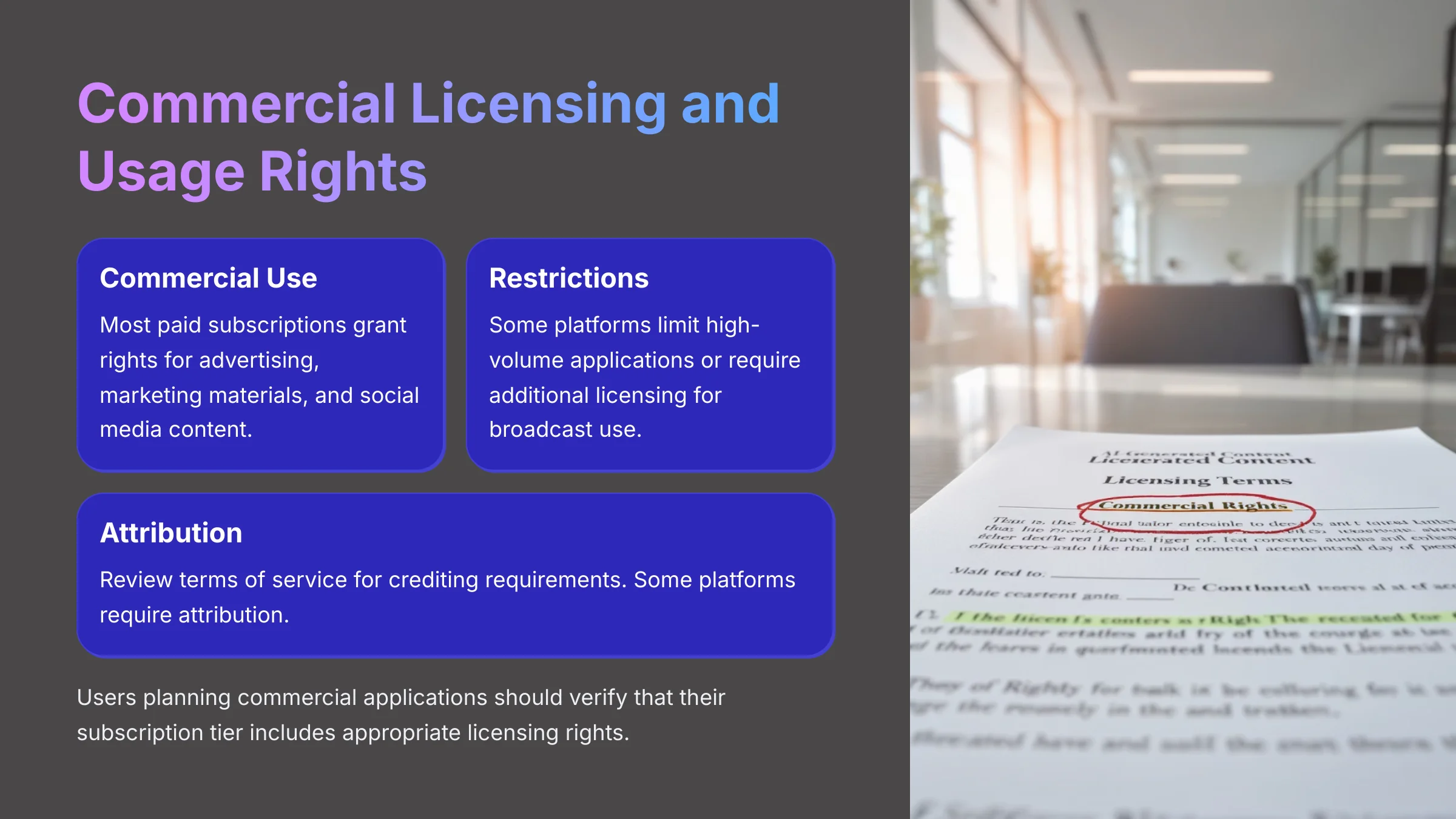 9_Commercial-Licensing-and-Usage-Rights_AI-video-generators-free_aivideogeneratorsfree.com_