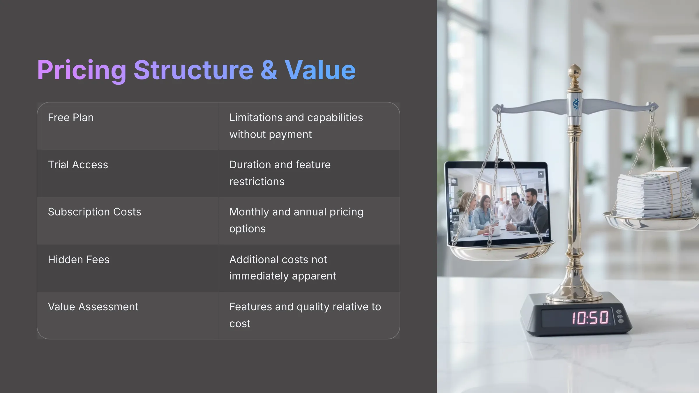 9_Pricing-Structure-and-Value_AI-video-generators-free_aivideogeneratorsfree.com_