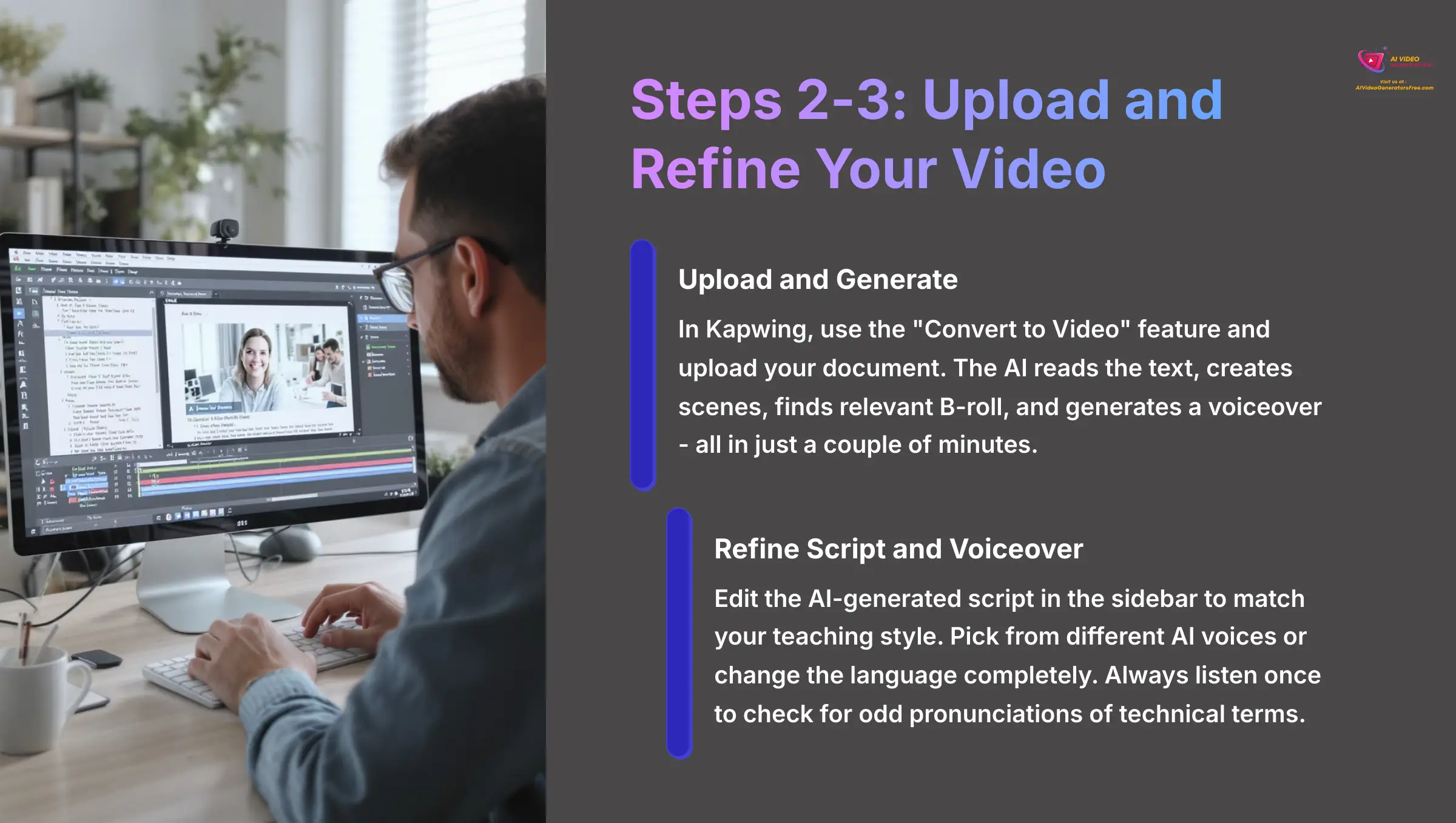 9_Steps-2-3-Upload-and-Refine-Your-Video_AI-video-generators-free_aivideogeneratorsfree.com_