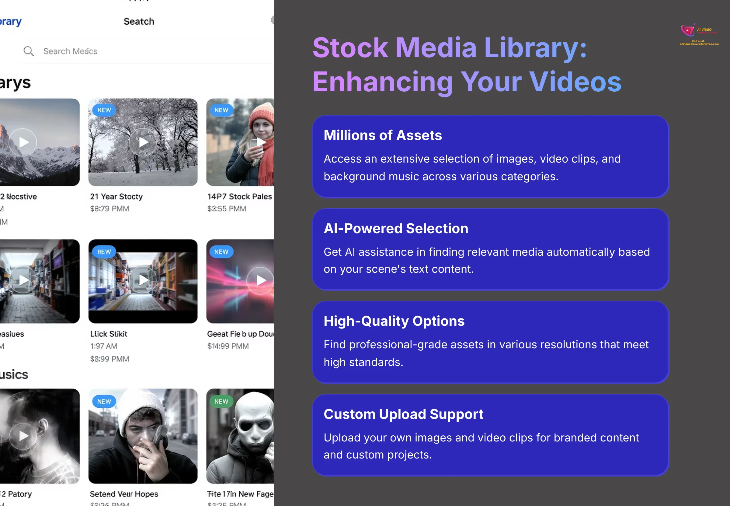 9_Stock-Media-Library-Enhancing-Your-Videos_AI-video-generators-free_aivideogeneratorsfree.com_