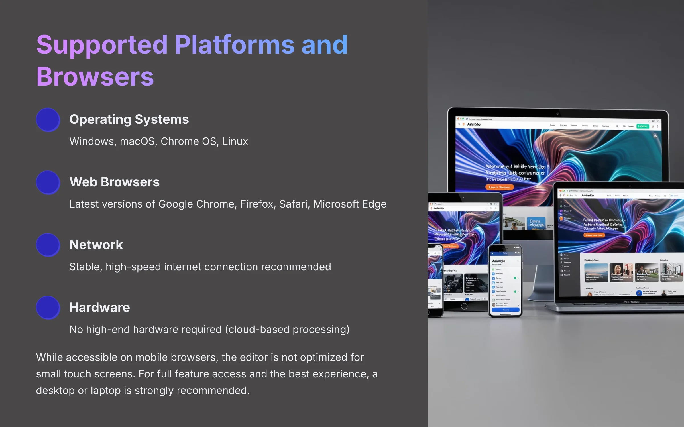 9_Supported-Platforms-and-Browsers_AI-video-generators-free_aivideogeneratorsfree.com_