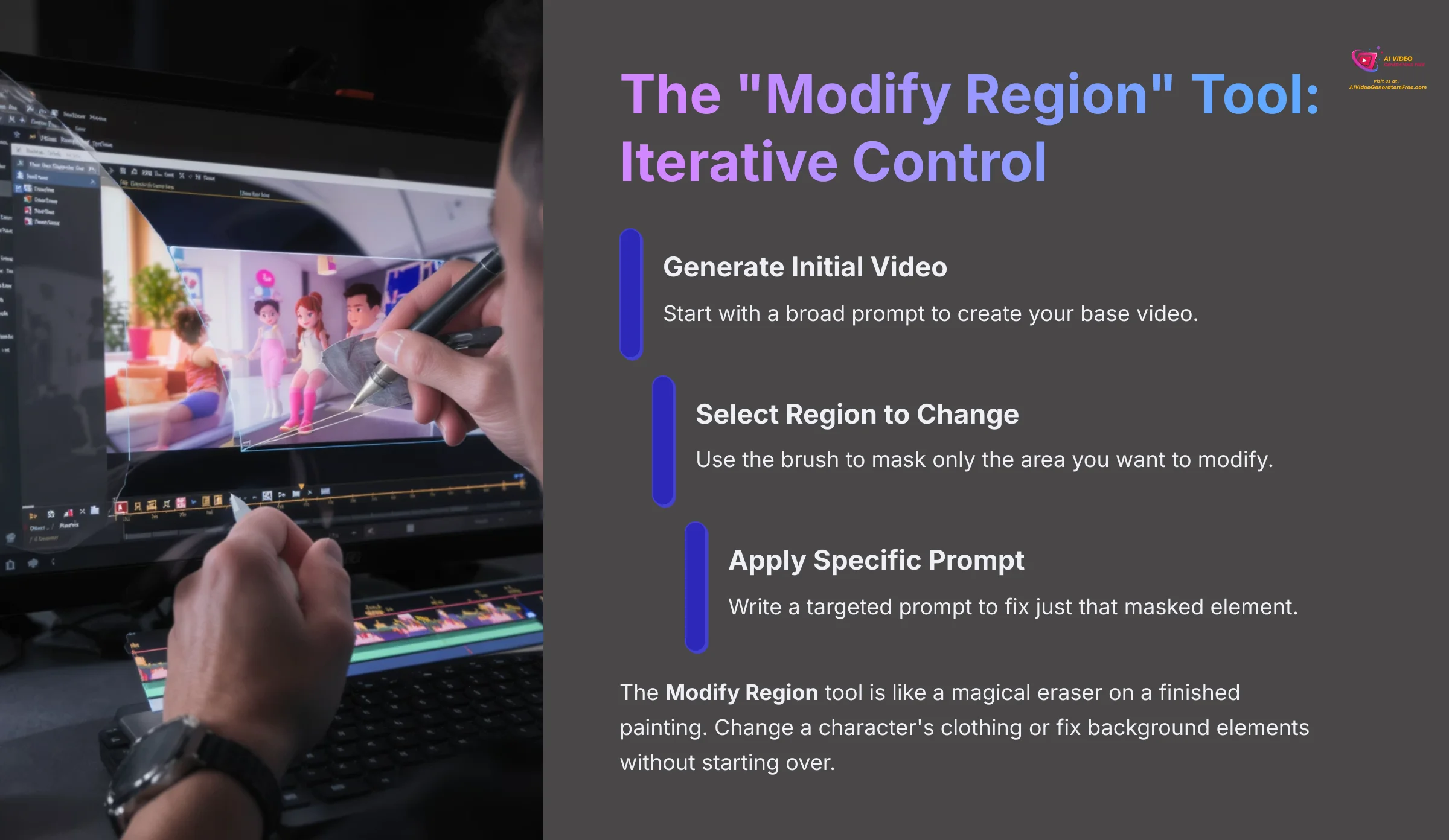 The Modify Region Tool: Iterative Control