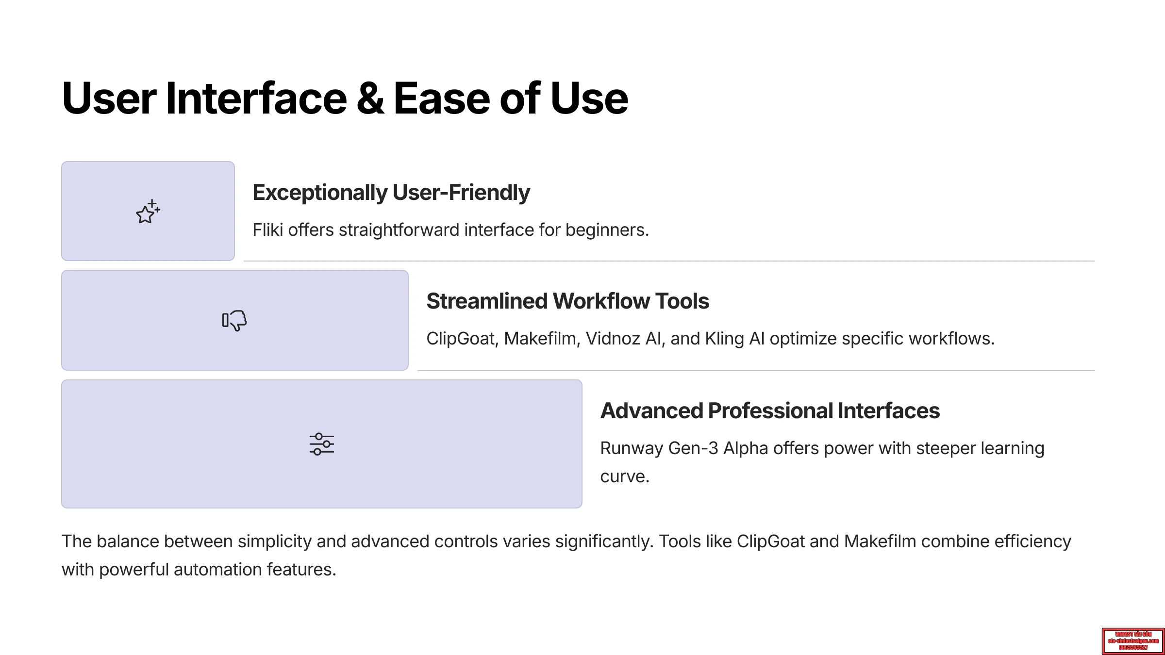 User Interface and Ease of Use