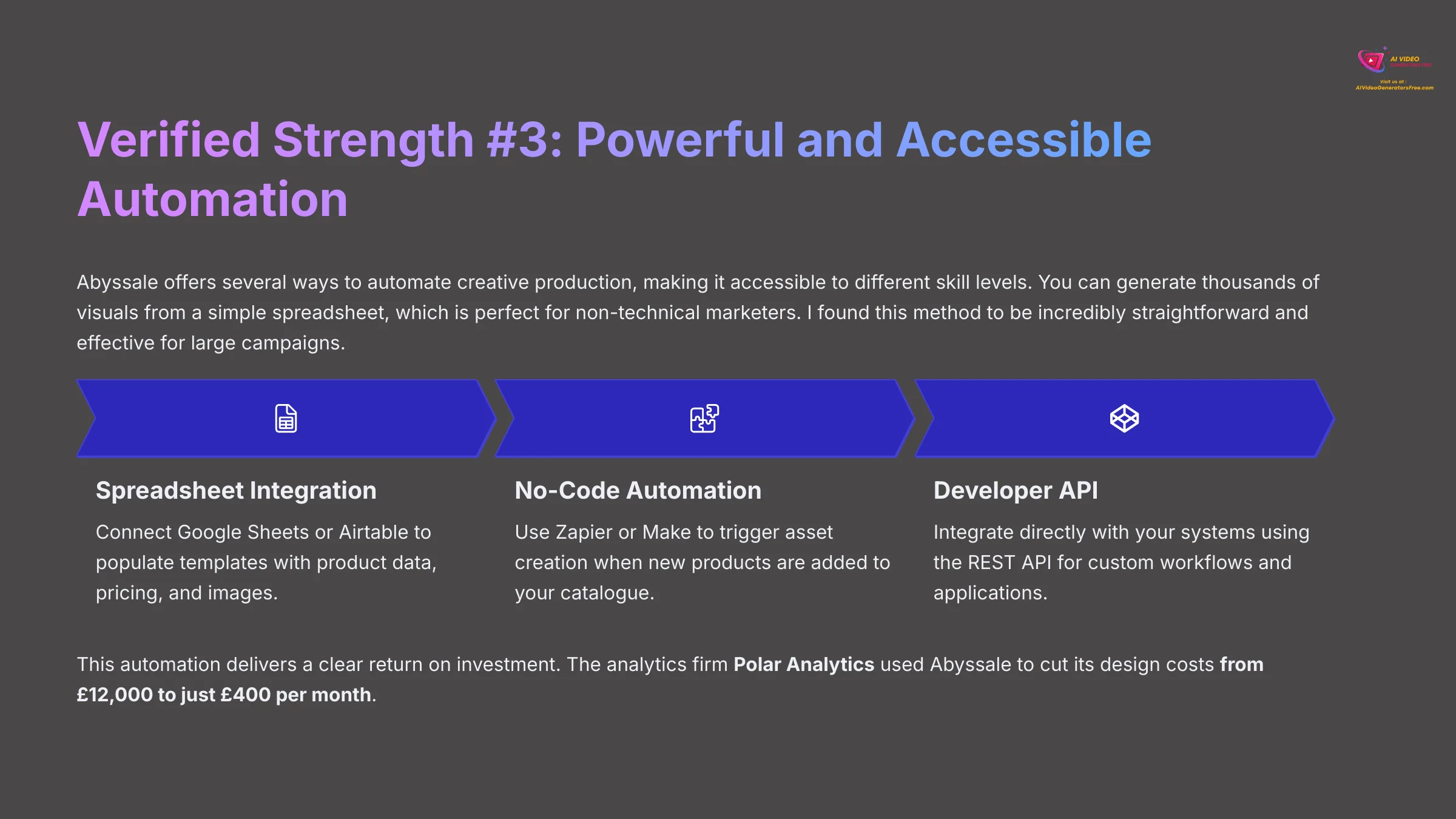 Verified Strength 3 Powerful and Accessible Automation