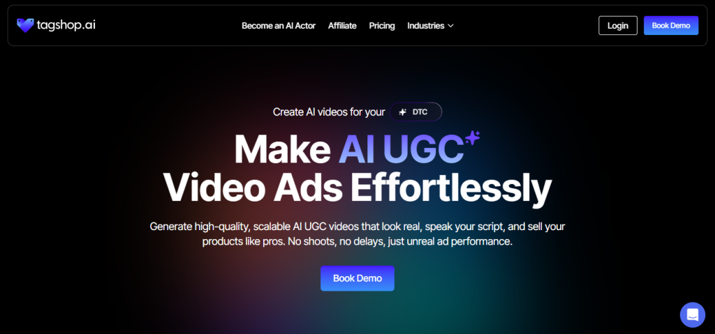 Tagshop E-commerce AI Video Generator