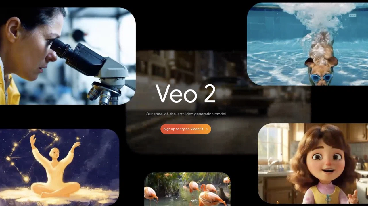 Google Veo AI Video Generator Interface