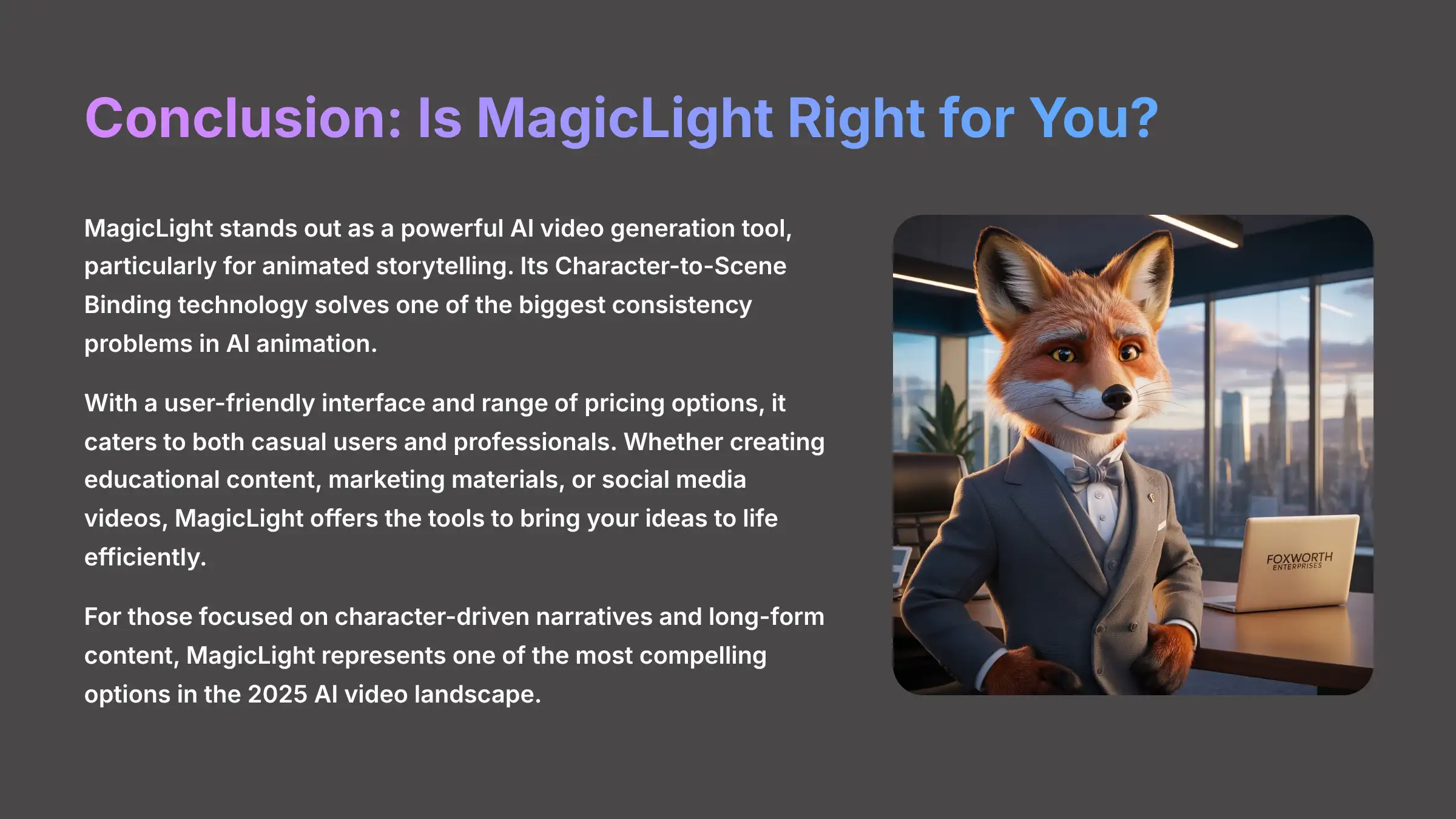 Conclusion Is MagicLight Right for You