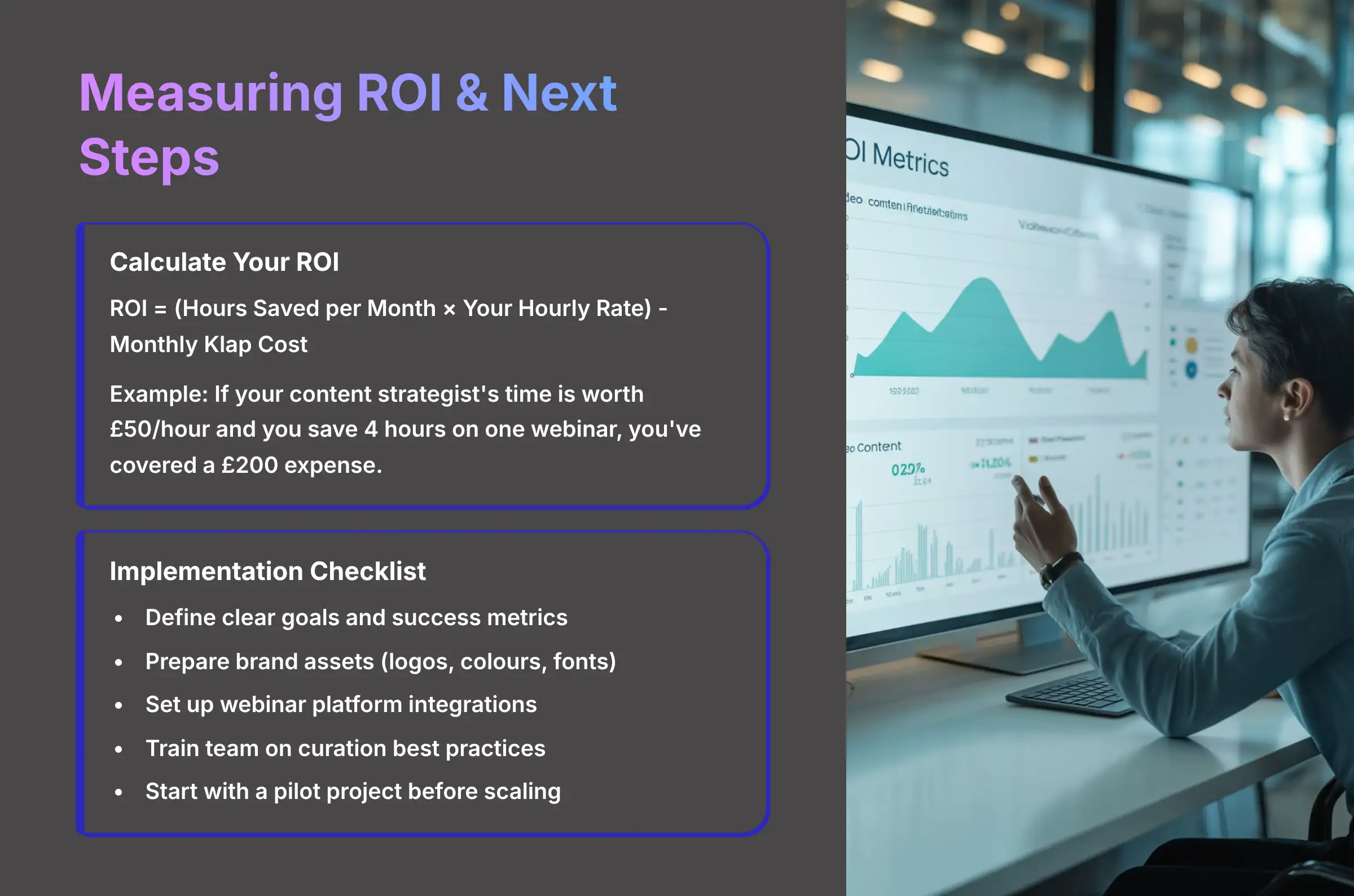 Measuring ROI and Next Steps