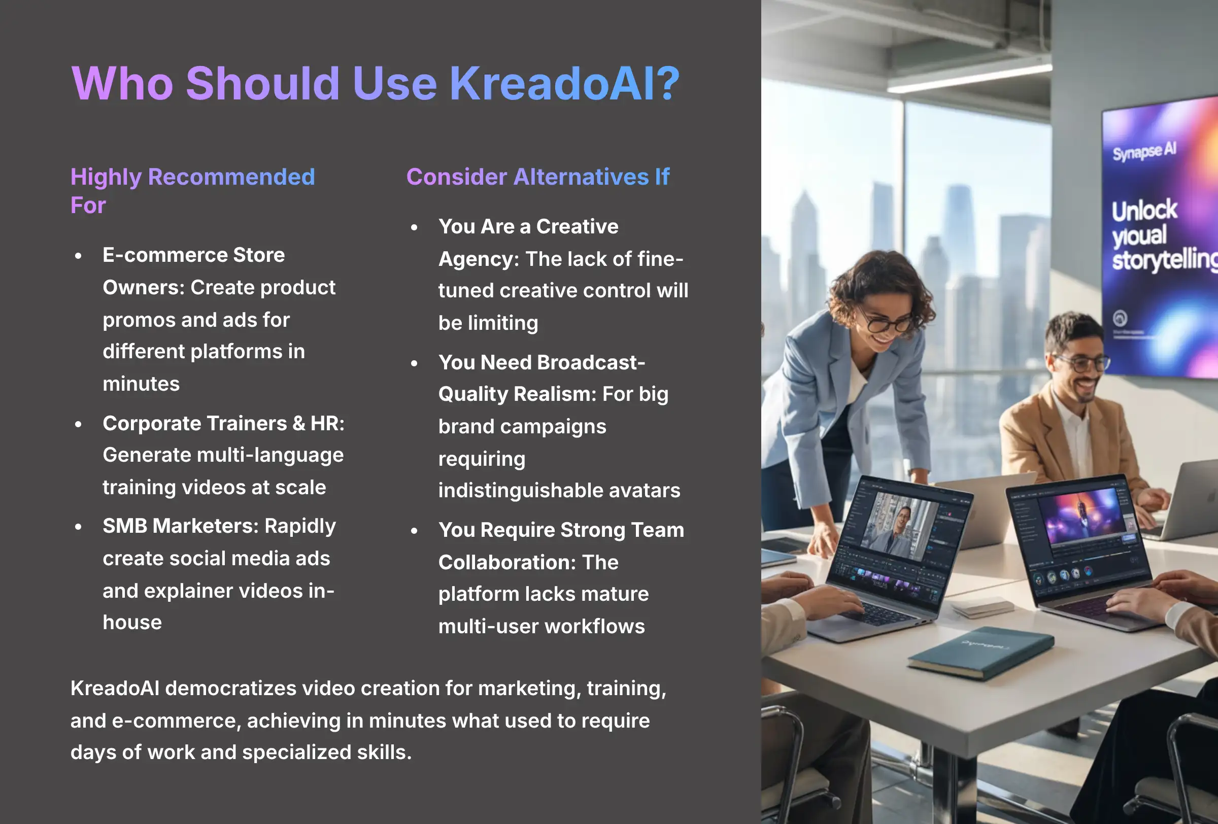 Who Should Use KreadoAI