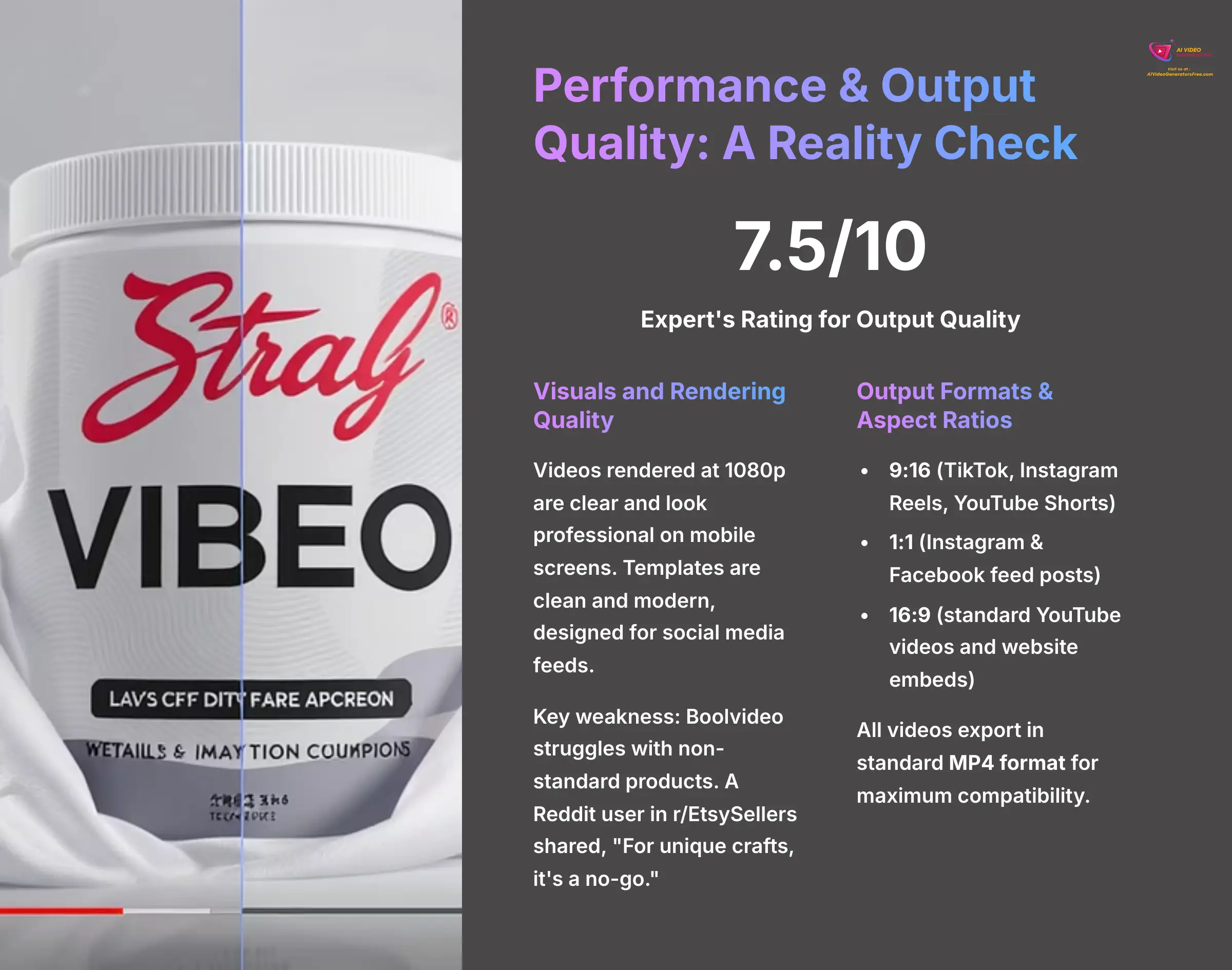 Performance and Output Quality - Reality Check