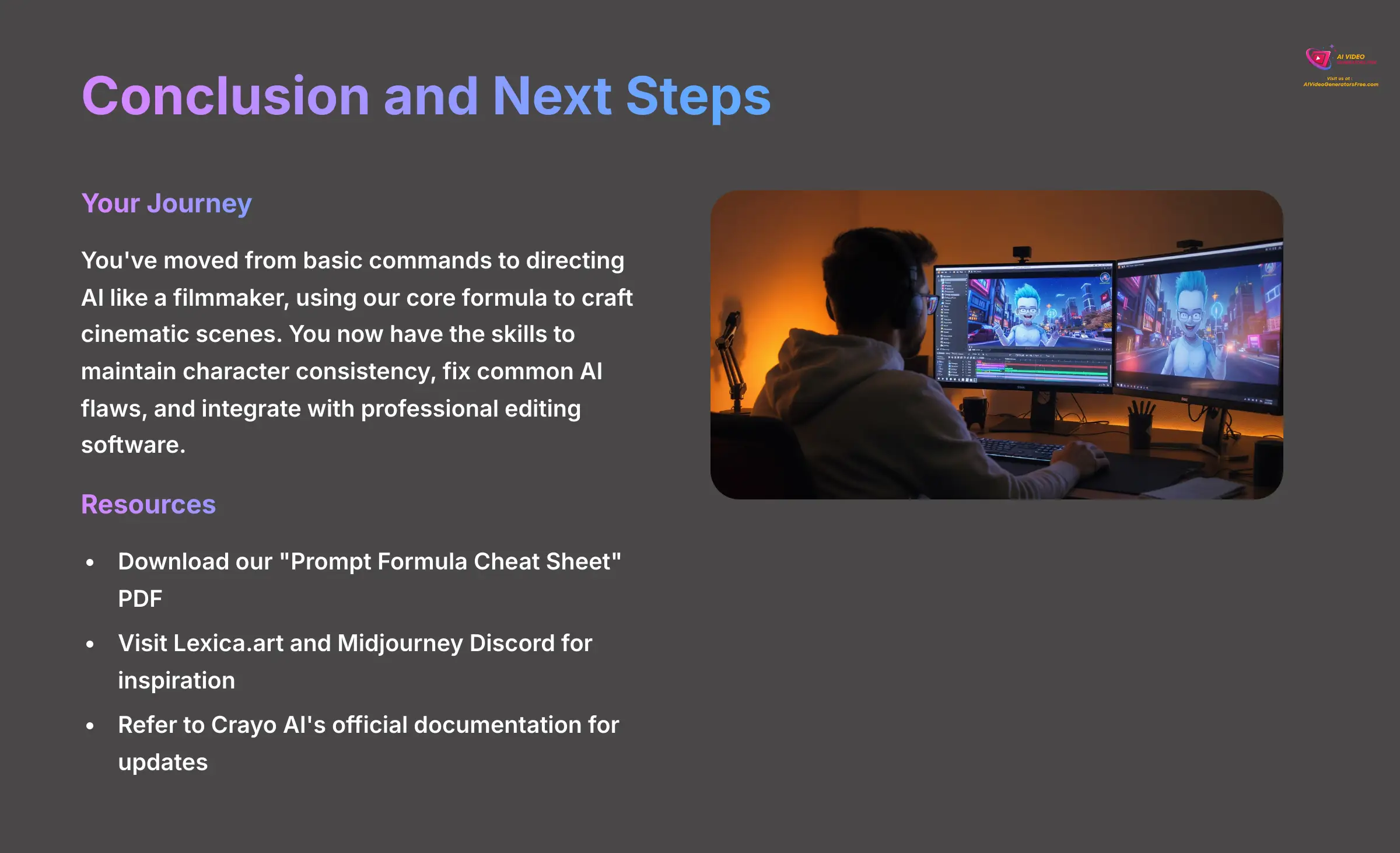 13_Conclusion-and-Next-Steps_AI-video-generators-free_aivideogeneratorsfree.com_