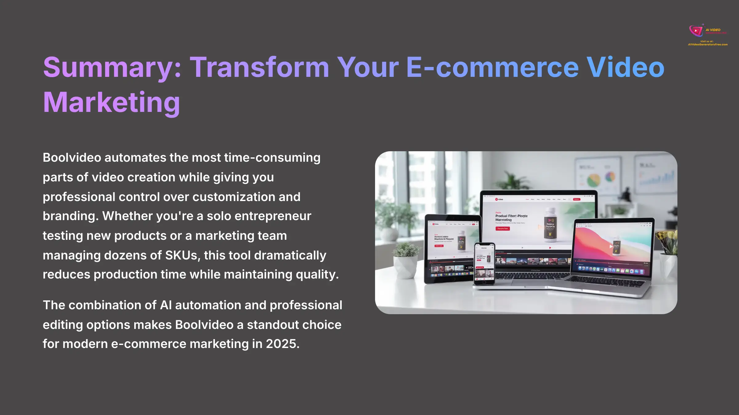 13_Summary-Transform-Your-E-commerce-Video-Marketing_AI-video-generators-free_aivideogeneratorsfree.com_