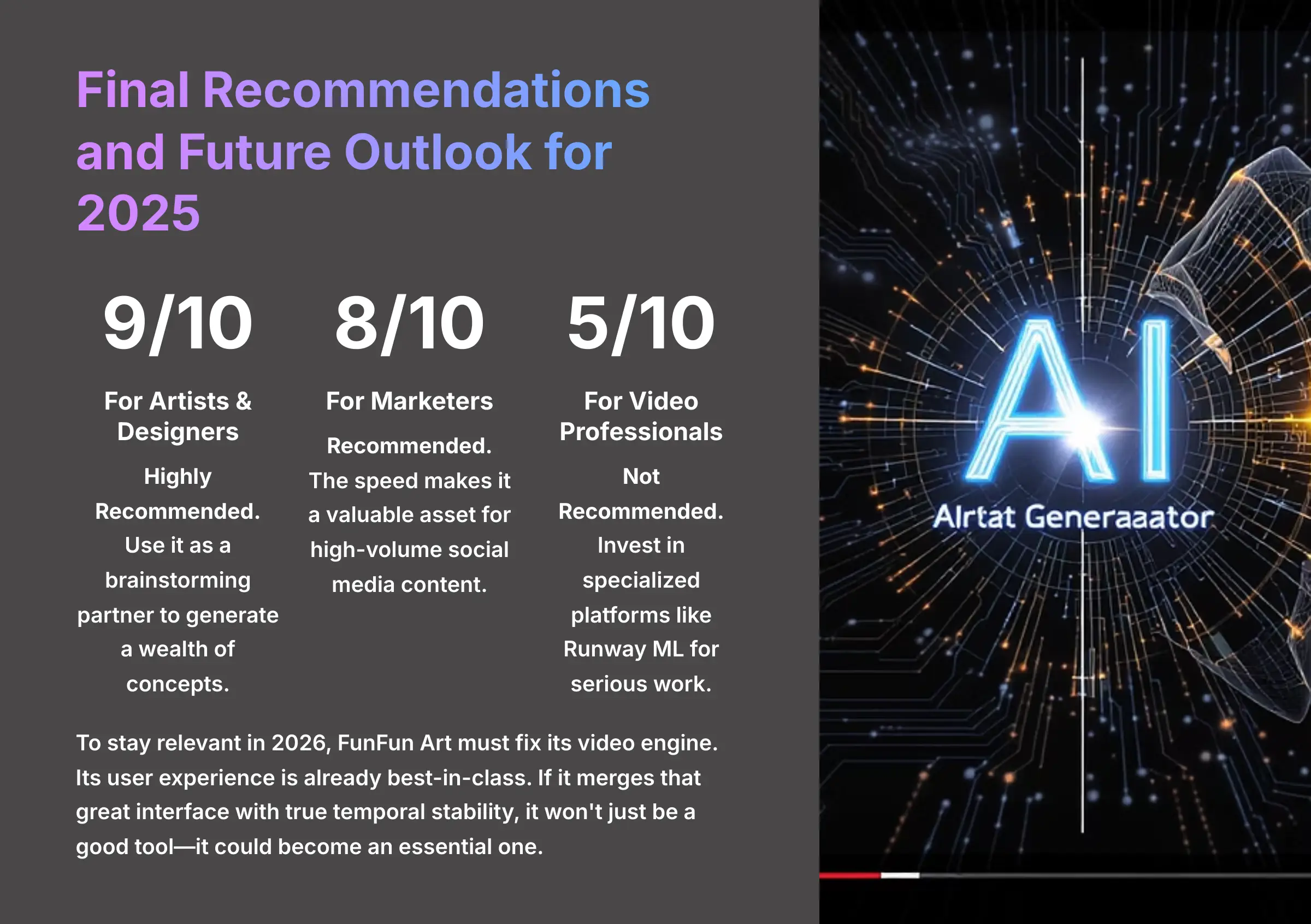 Final Recommendations and Future Outlook