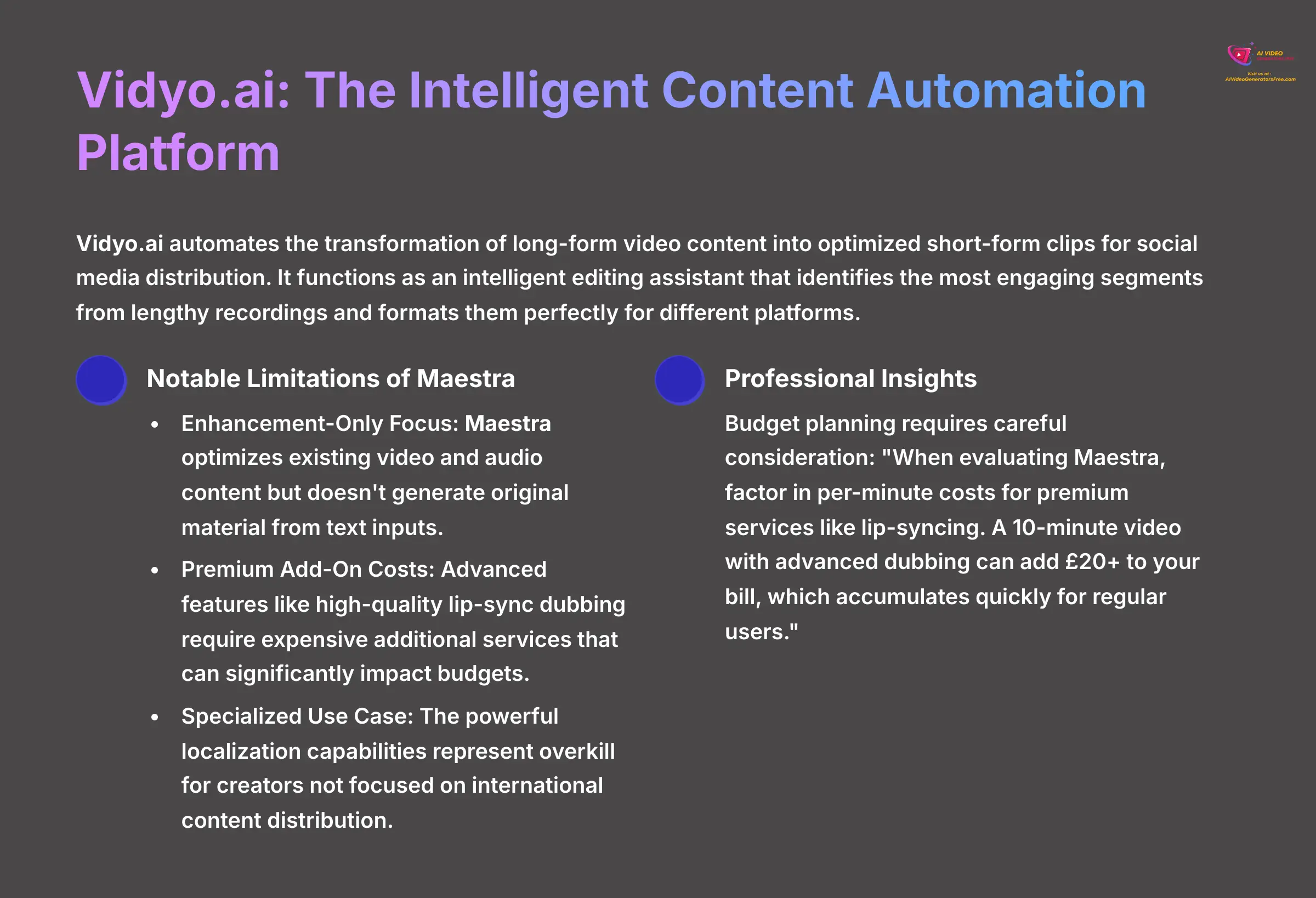 14_Vidyoai-The-Intelligent-Content-Automation-Platform_AI-video-generators-free_aivideogeneratorsfree.com_