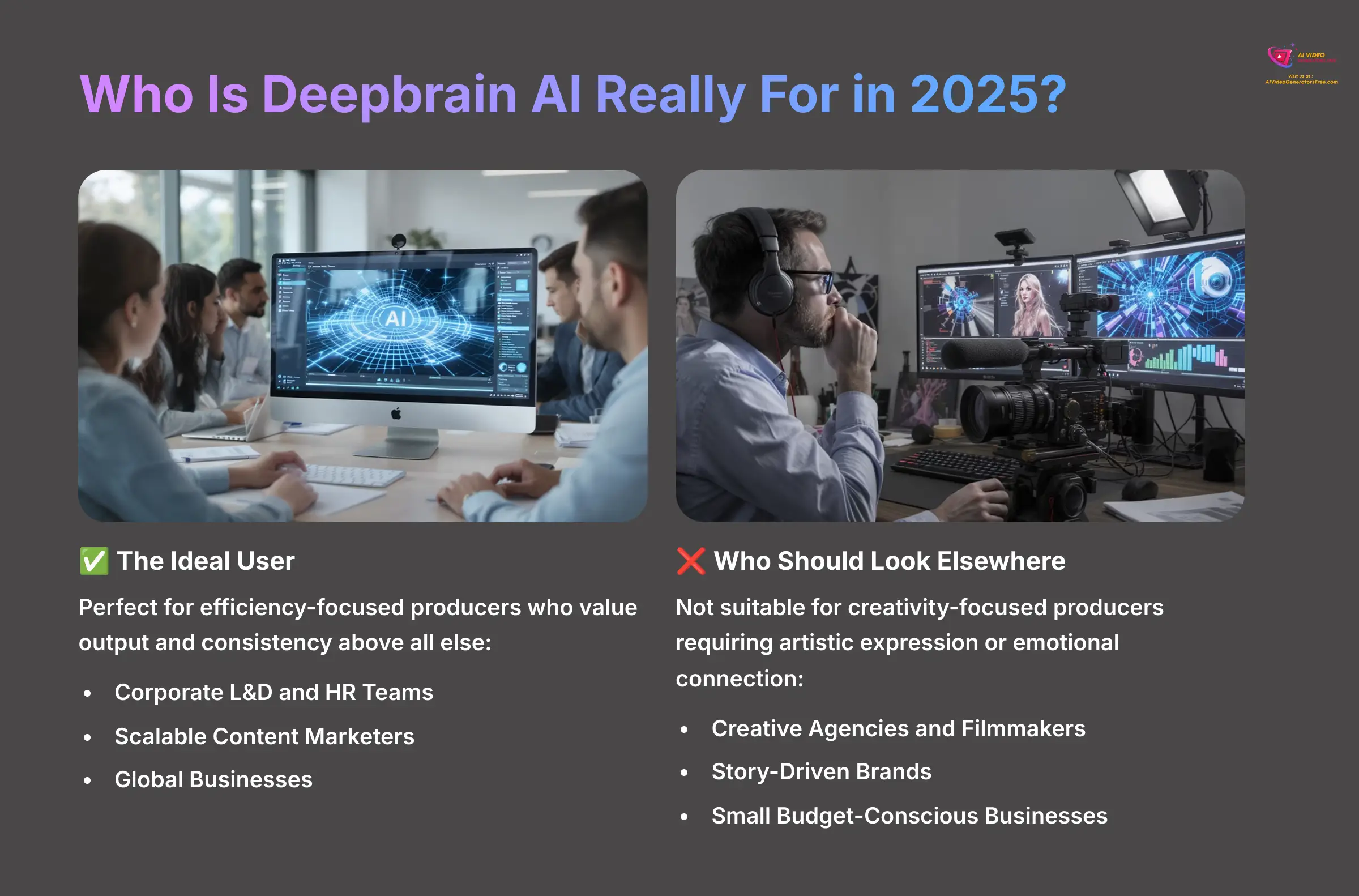 Who Is Deepbrain AI Really For in 2025