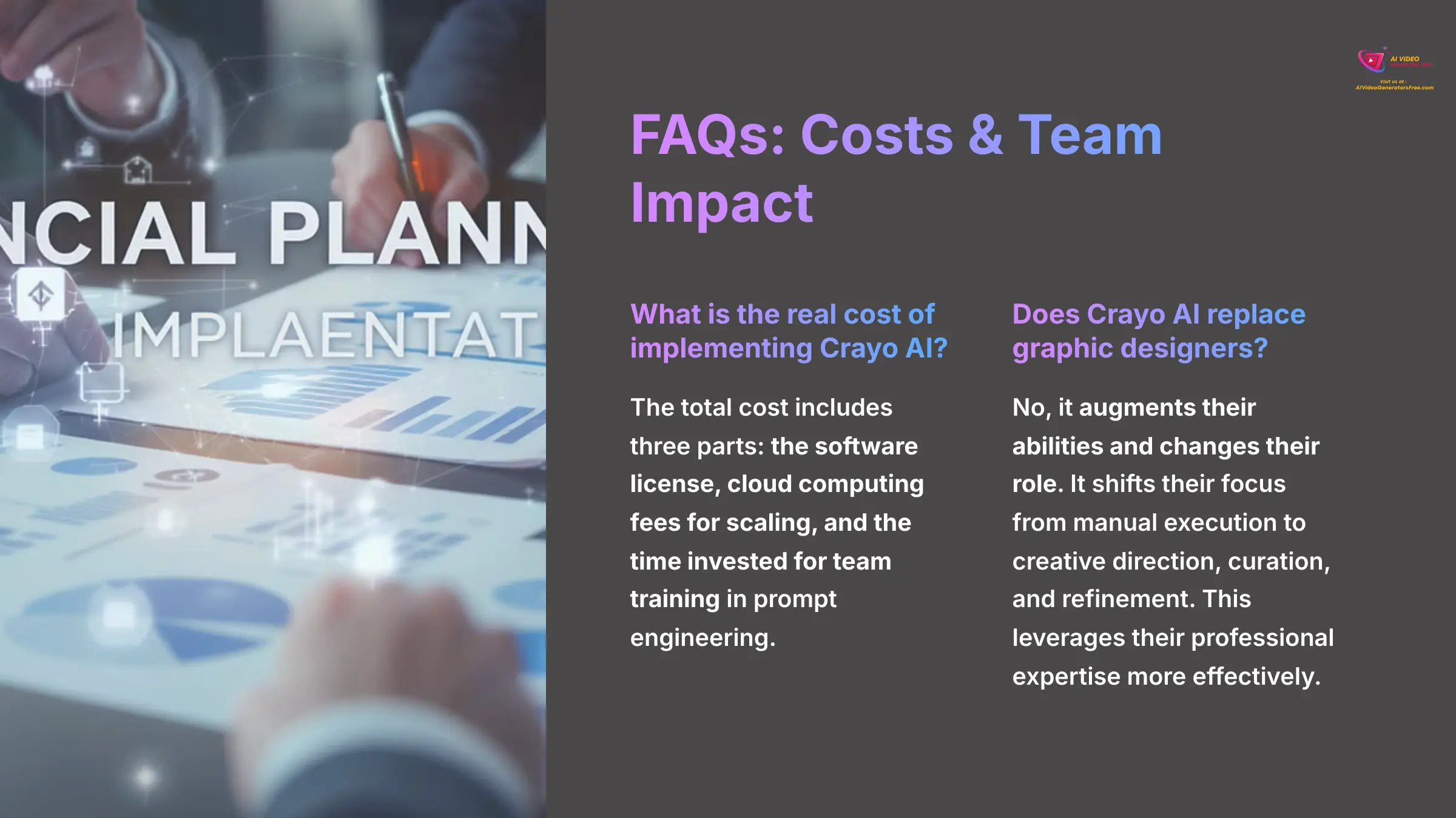 18_FAQs-Costs-and-Team-Impact_AI-video-generators-free_aivideogeneratorsfree.com_