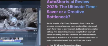 AutoShorts.ai Review 2025: The Ultimate Time-Saver or a Creative Bottleneck?