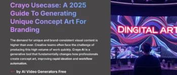 Crayo Usecase: Generating Unique Concept Art for Creative Projects and Branding: 2025