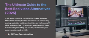 Best Boolvideo Alternatives (2025): The Ultimate Guide to AI Video Tools