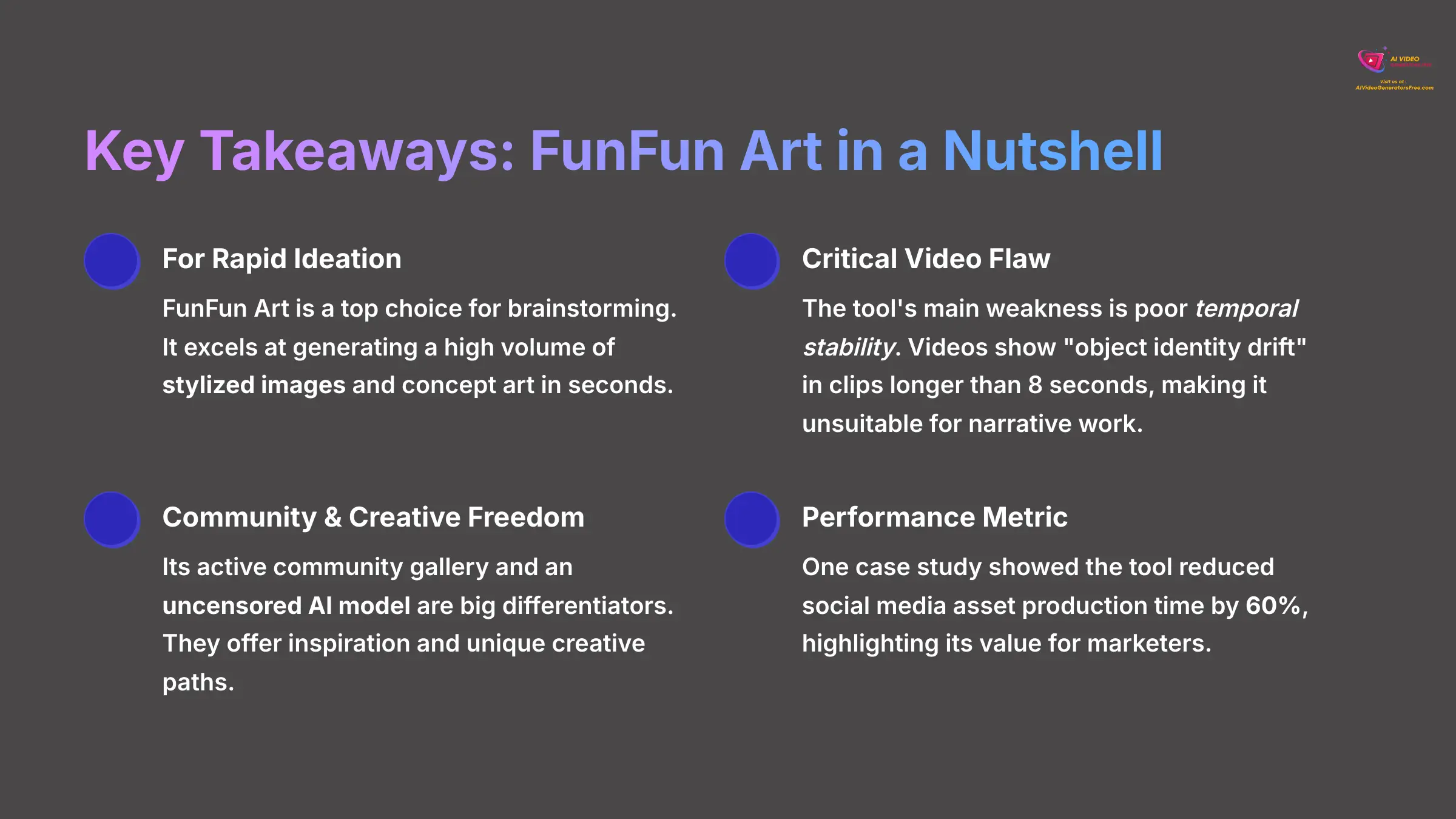 Key Takeaways FunFun Art Overview