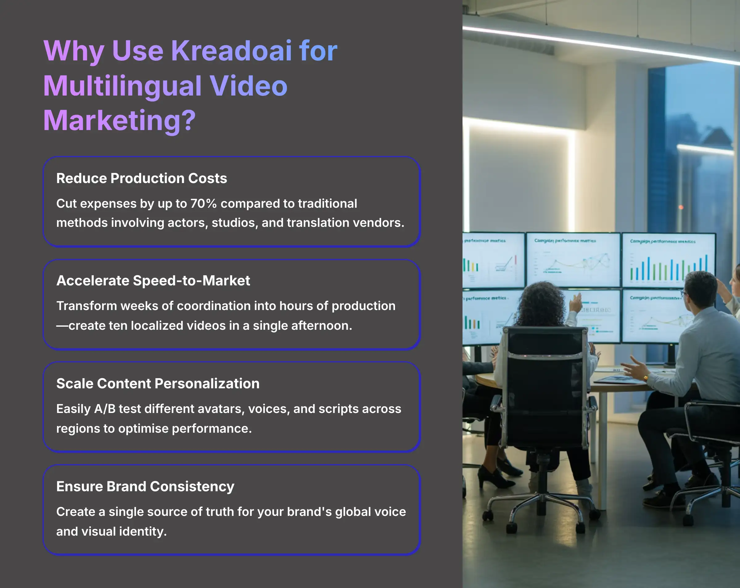 Why Use Kreadoai for Multilingual Video Marketing