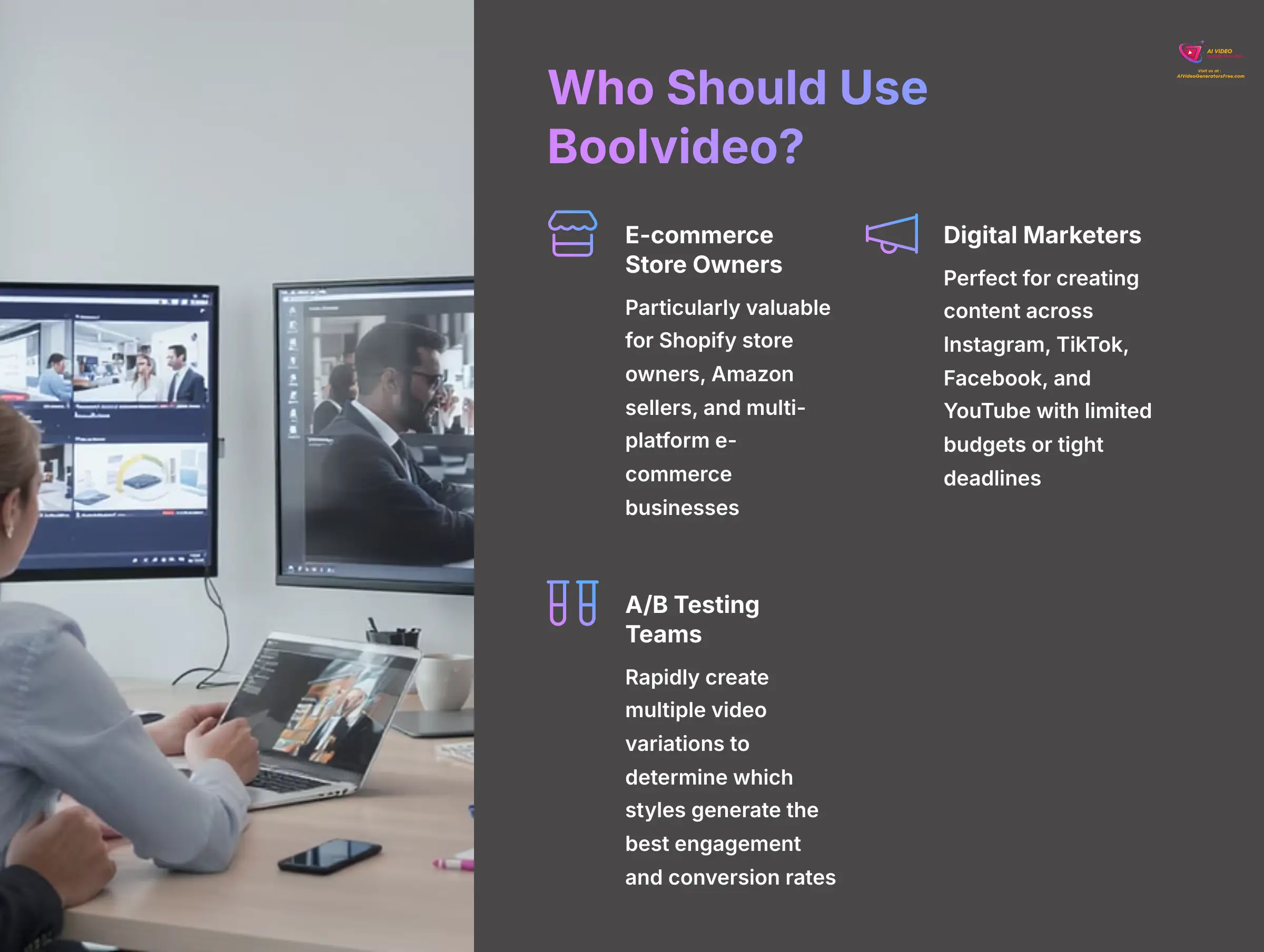 3_Who-Should-Use-Boolvideo_AI-video-generators-free_aivideogeneratorsfree.com_