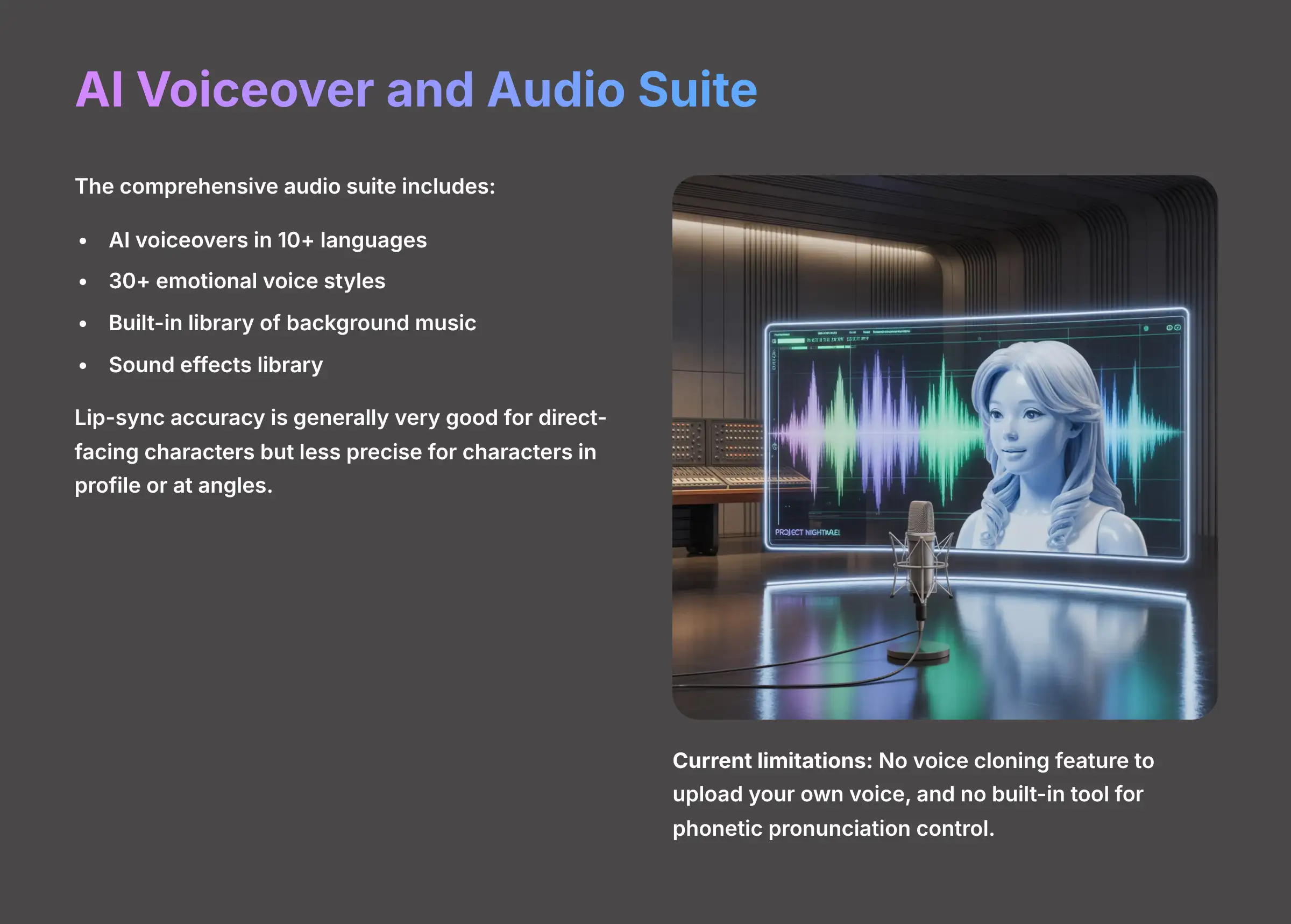 AI Voiceover and Audio Suite