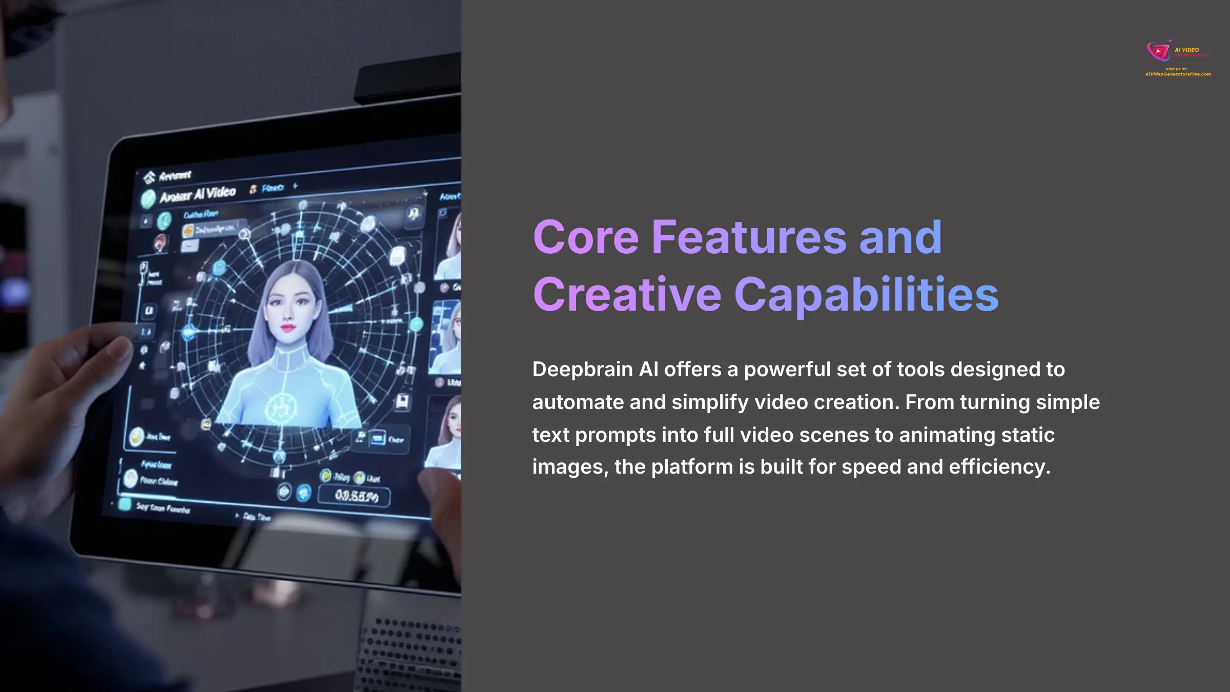 Core Features and Creative Capabilities - Deepbrain AI