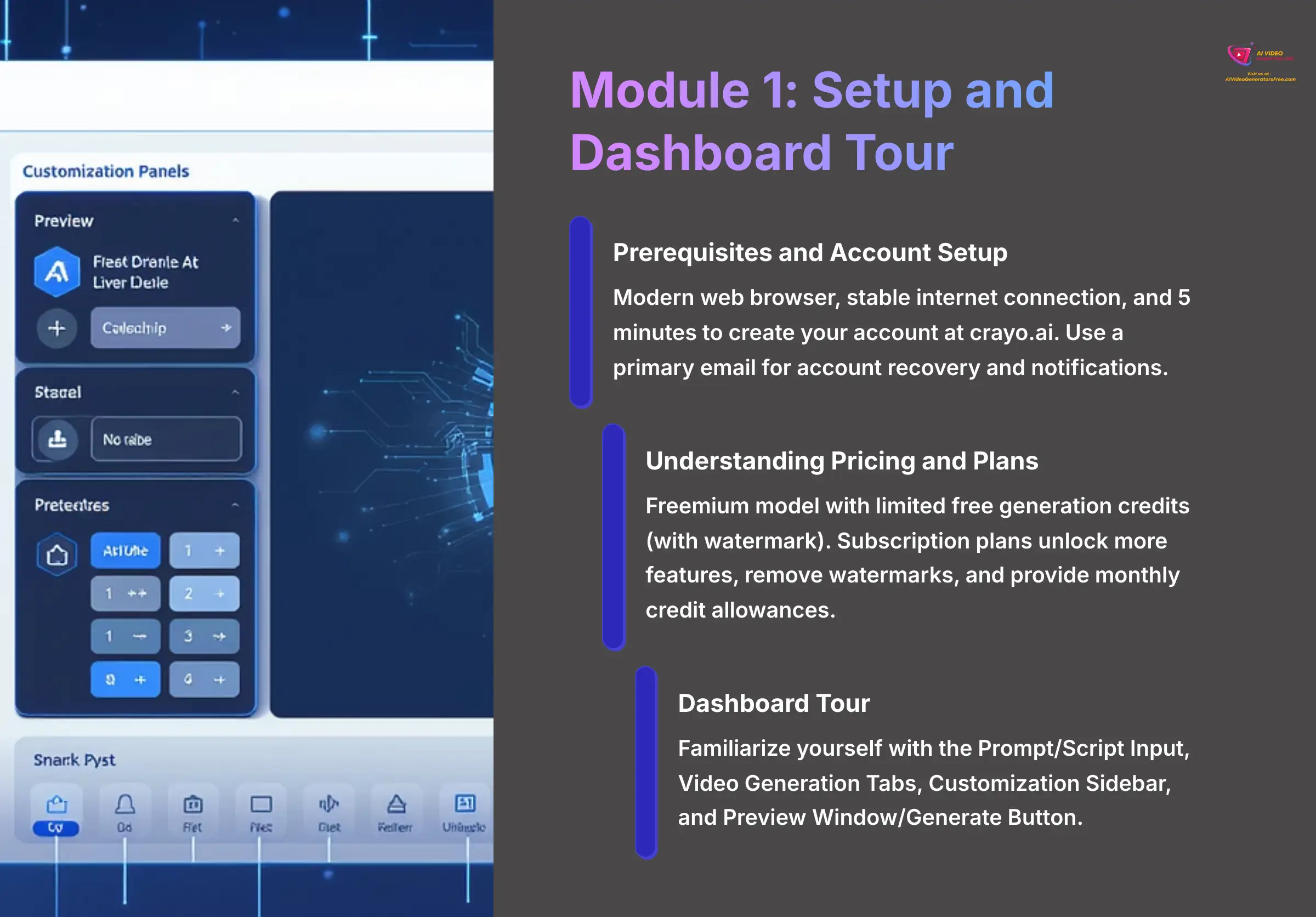 4_Module-1-Setup-and-Dashboard-Tour_AI-video-generators-free_aivideogeneratorsfree.com_