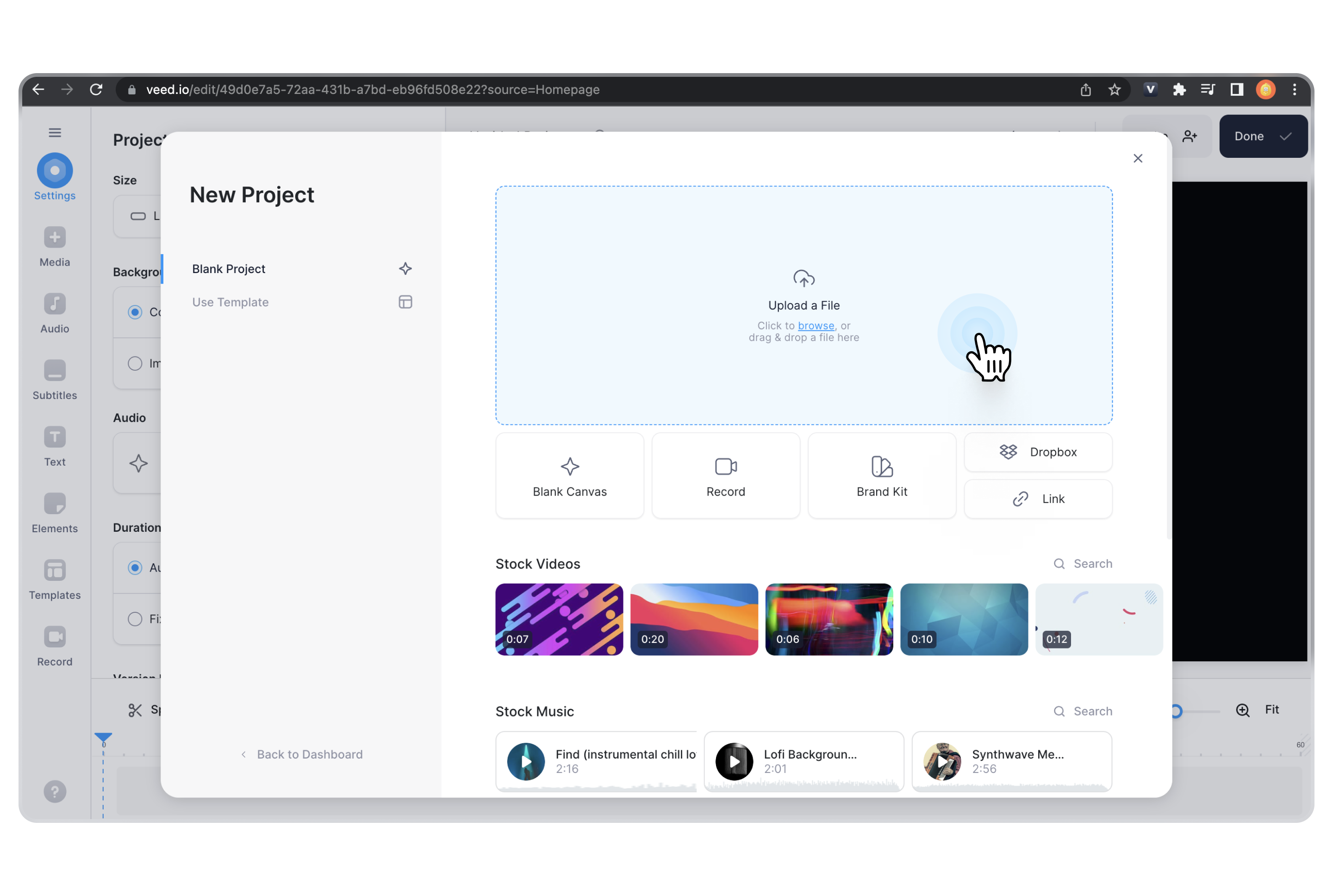 VEED Video Editor Platform