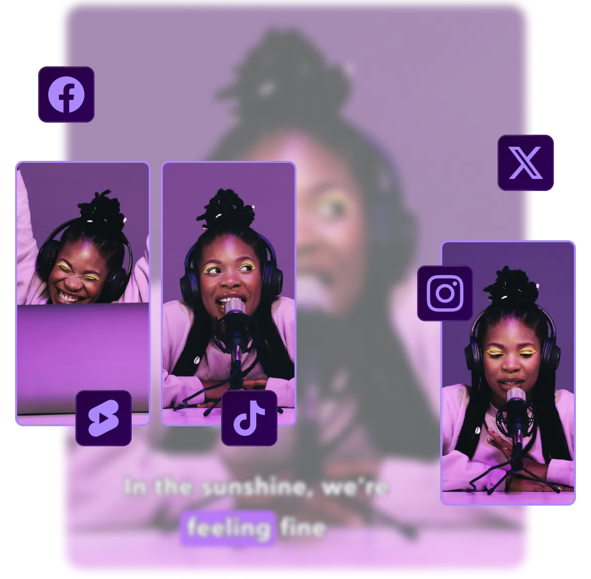 AI video repurposing for social media platforms