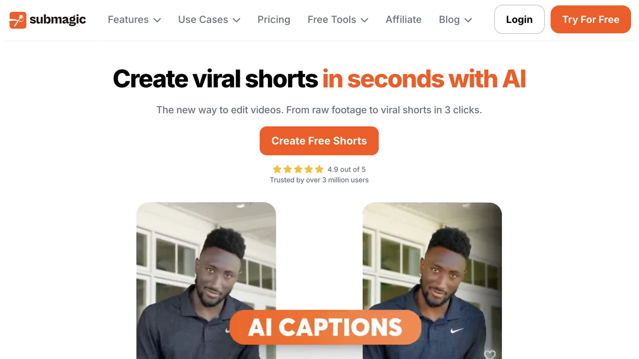 Submagic AI Video Editor