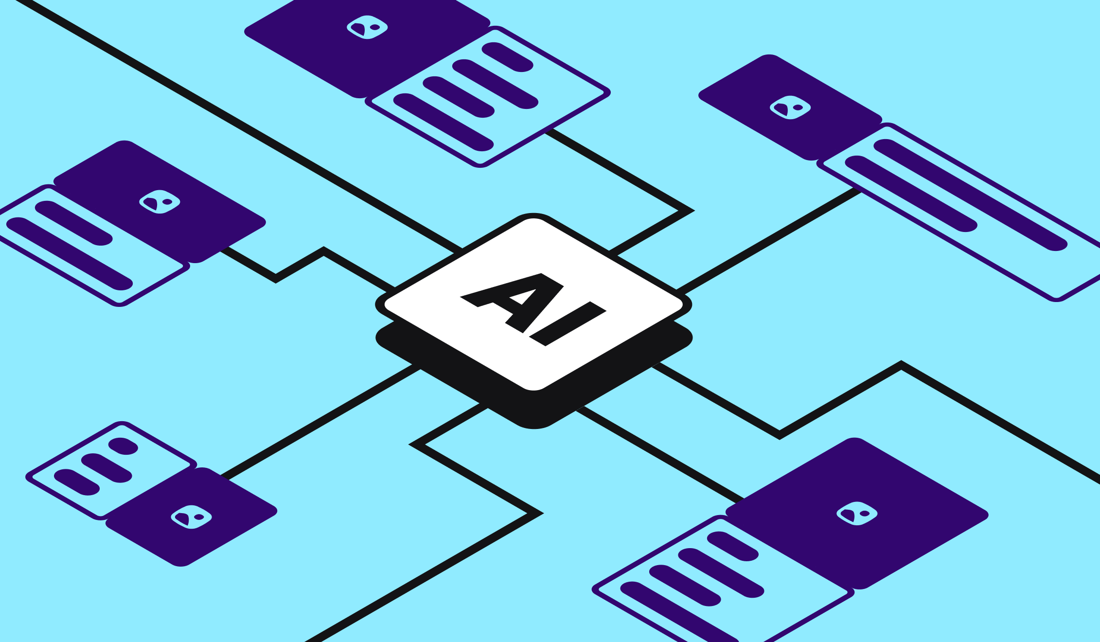 AI banner generator interface showing Abyssale platform