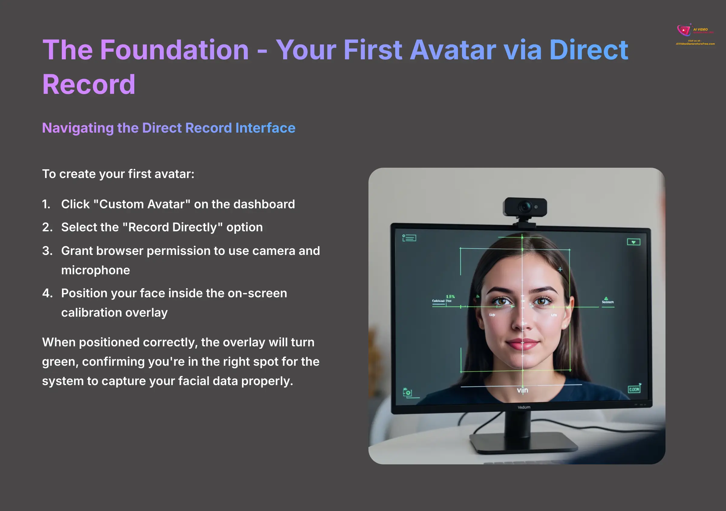 8_The-Foundation-Your-First-Avatar-via-Direct-Record_AI-video-generators-free_aivideogeneratorsfree.com_