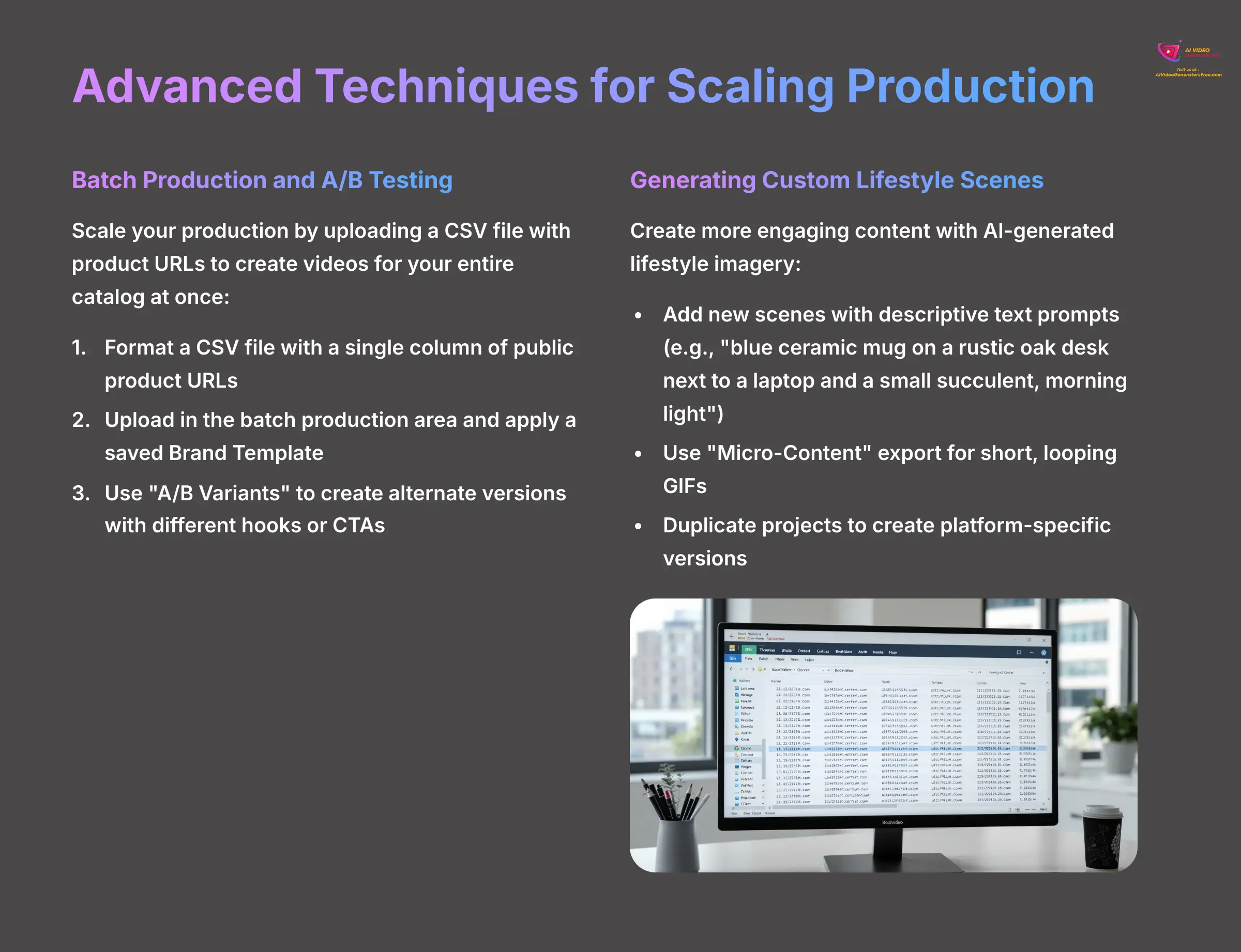 9_Advanced-Techniques-for-Scaling-Production_AI-video-generators-free_aivideogeneratorsfree.com_