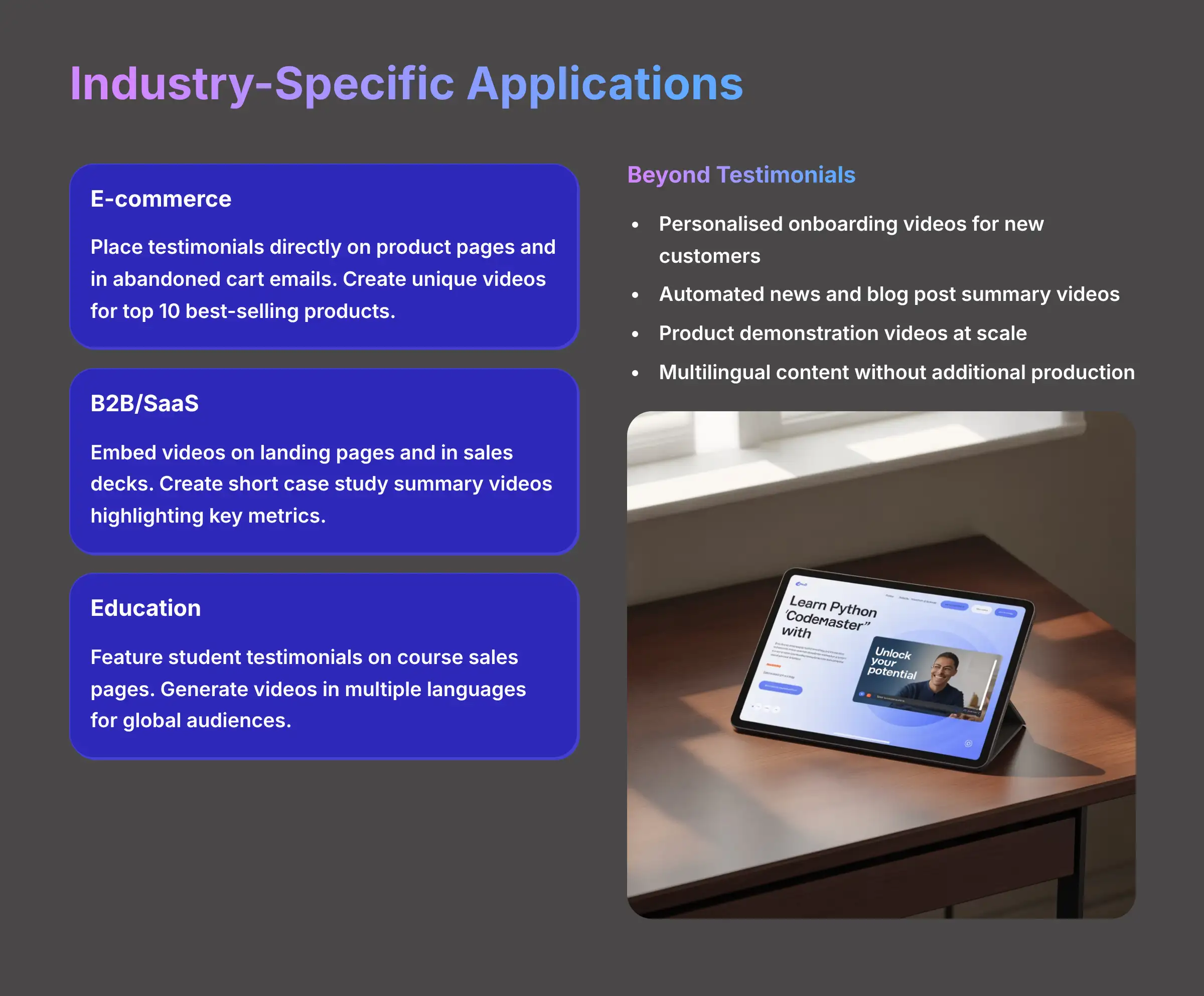 Industry-Specific Applications