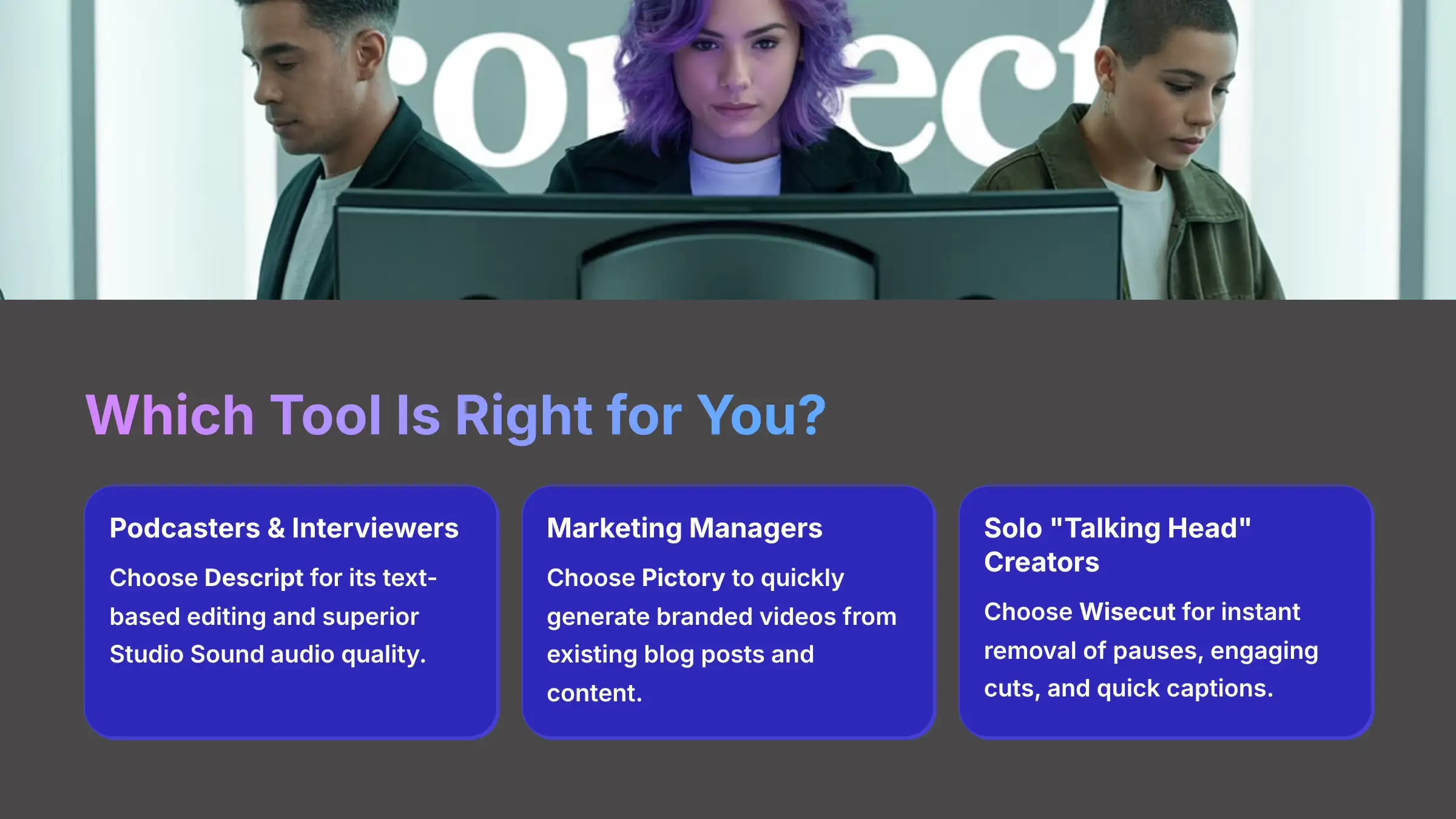 Which Tool Is Right for You