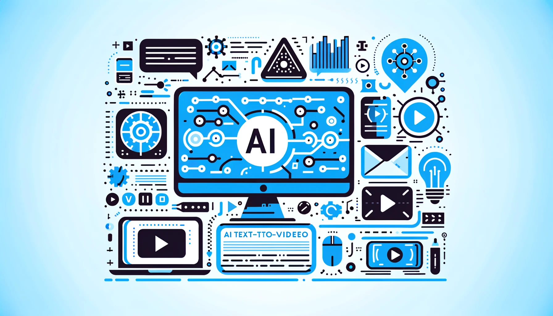 AI Text to Video Generation Process