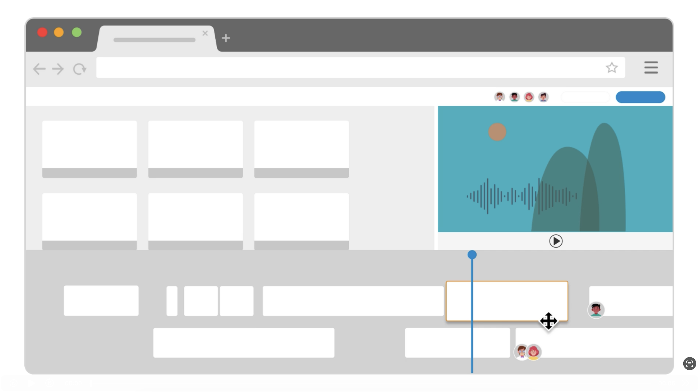 WeVideo Collaboration Interface