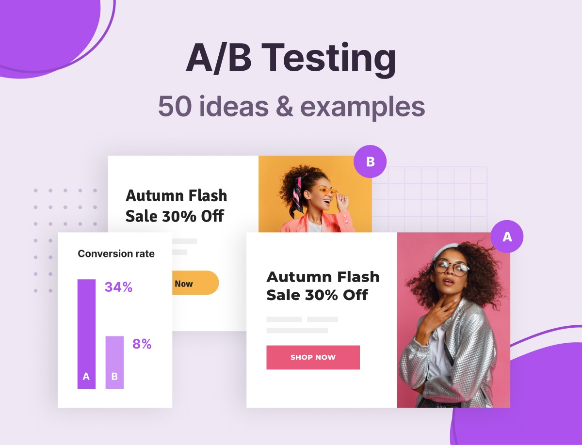 A/B testing concepts for advertising creative