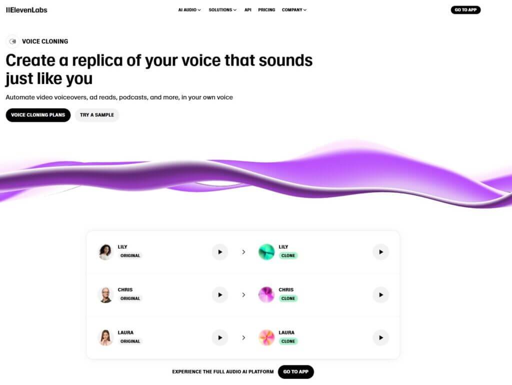 ElevenLabs Voice Interface