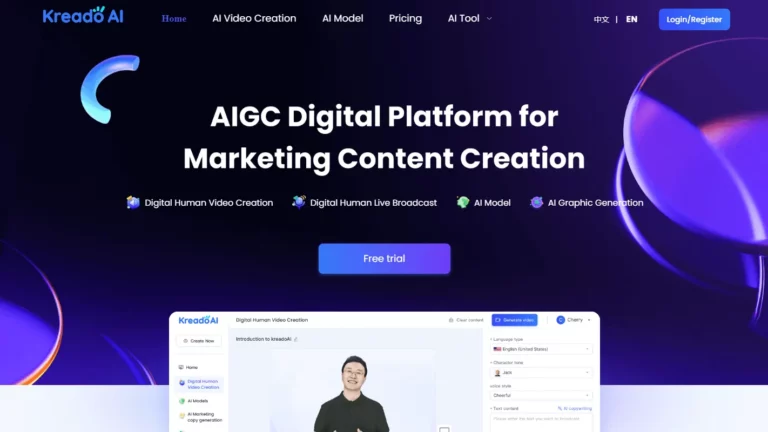 Kreadoai credits system and pricing structure