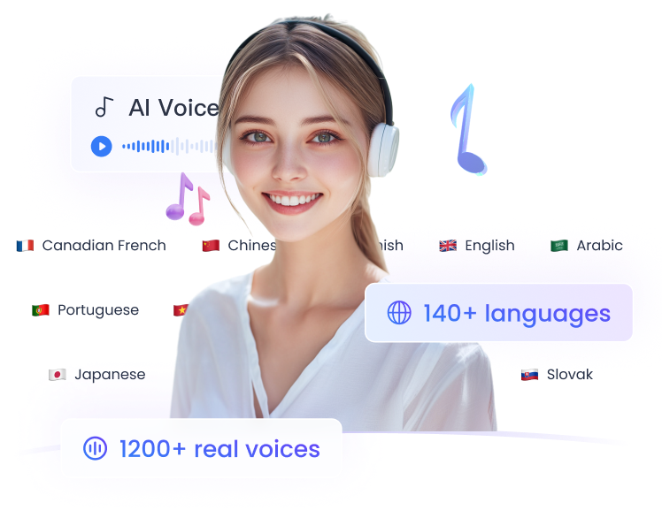 KreadoAI Language Selection Interface
