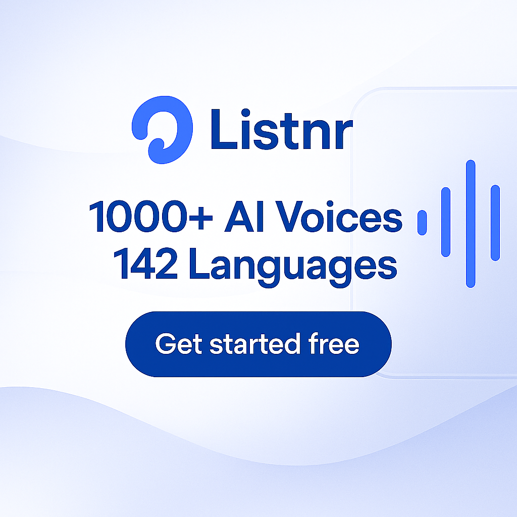 Listnr.ai Interface