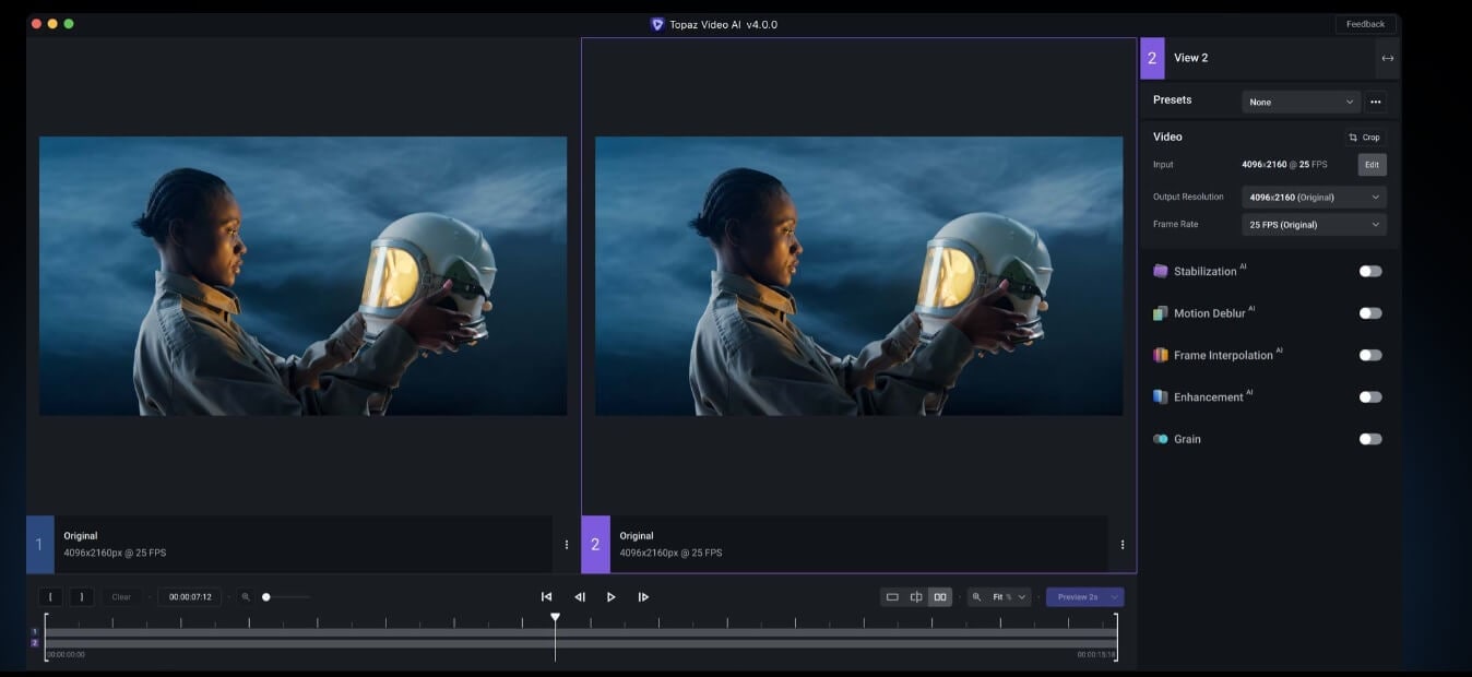 Topaz Video AI vs HitPaw Comparison
